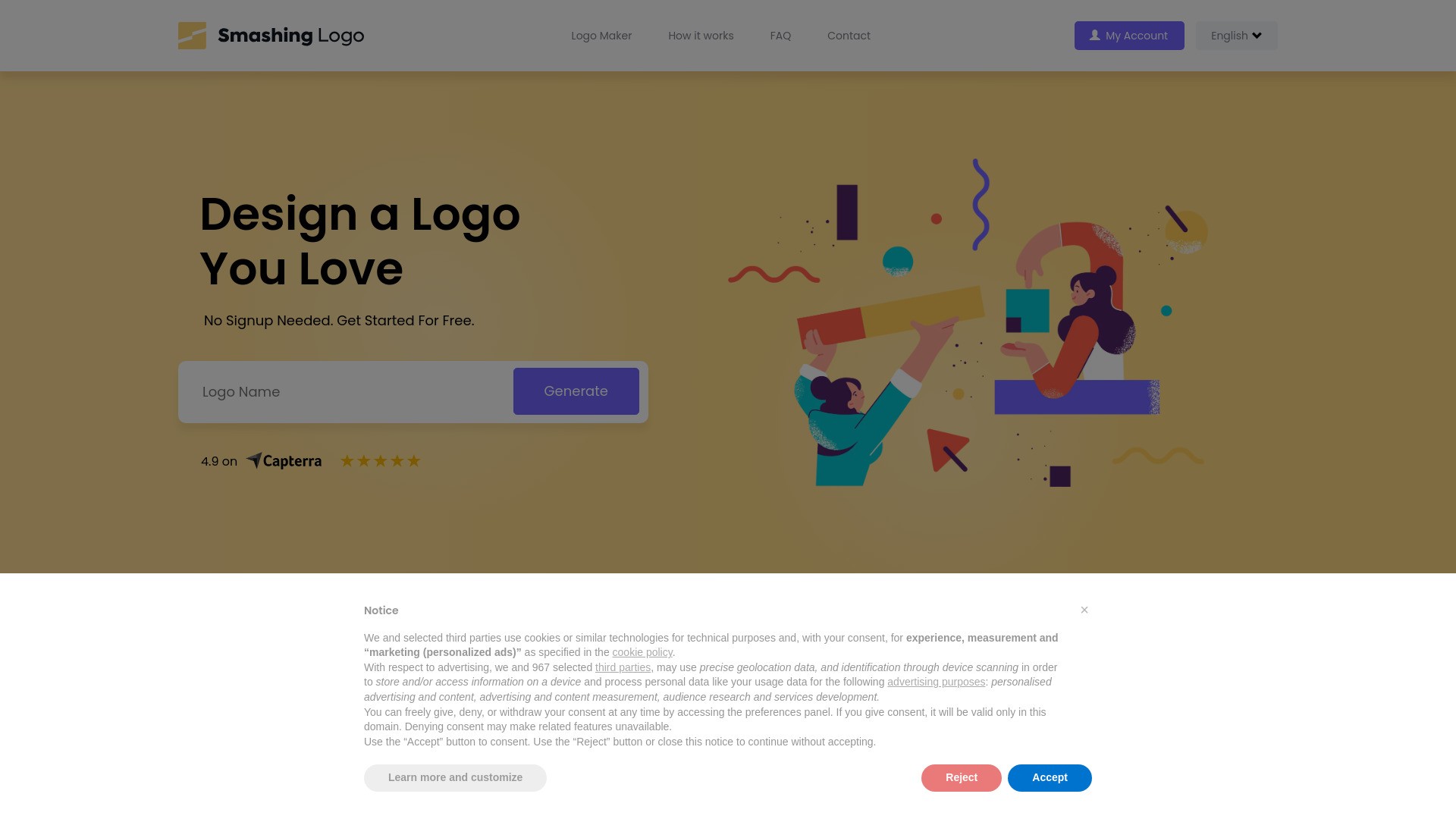 SMASHING LOGO 截图