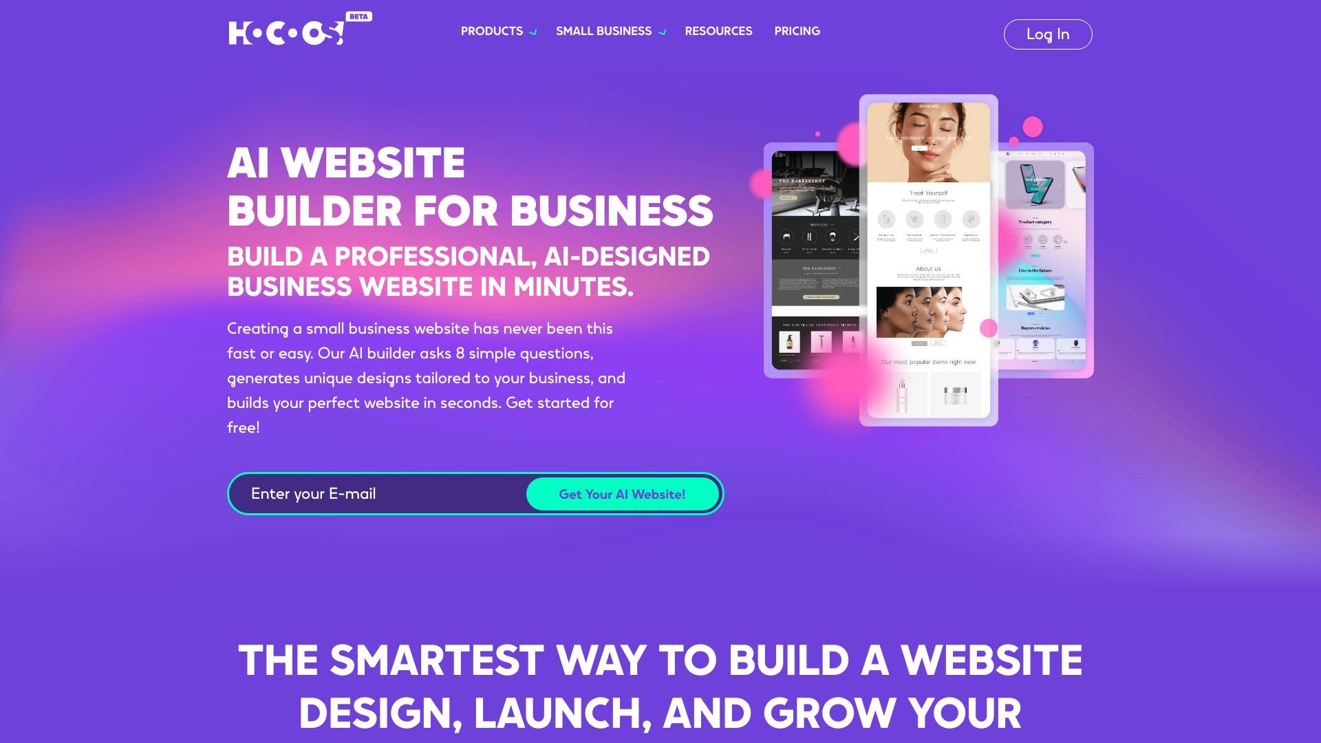 Hocoos AI Website Builder 截图