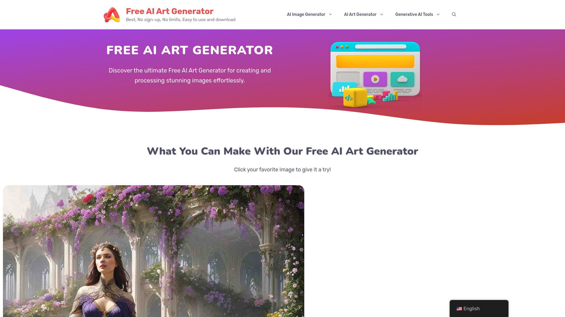 AI Art Generator | 100% Free 截图