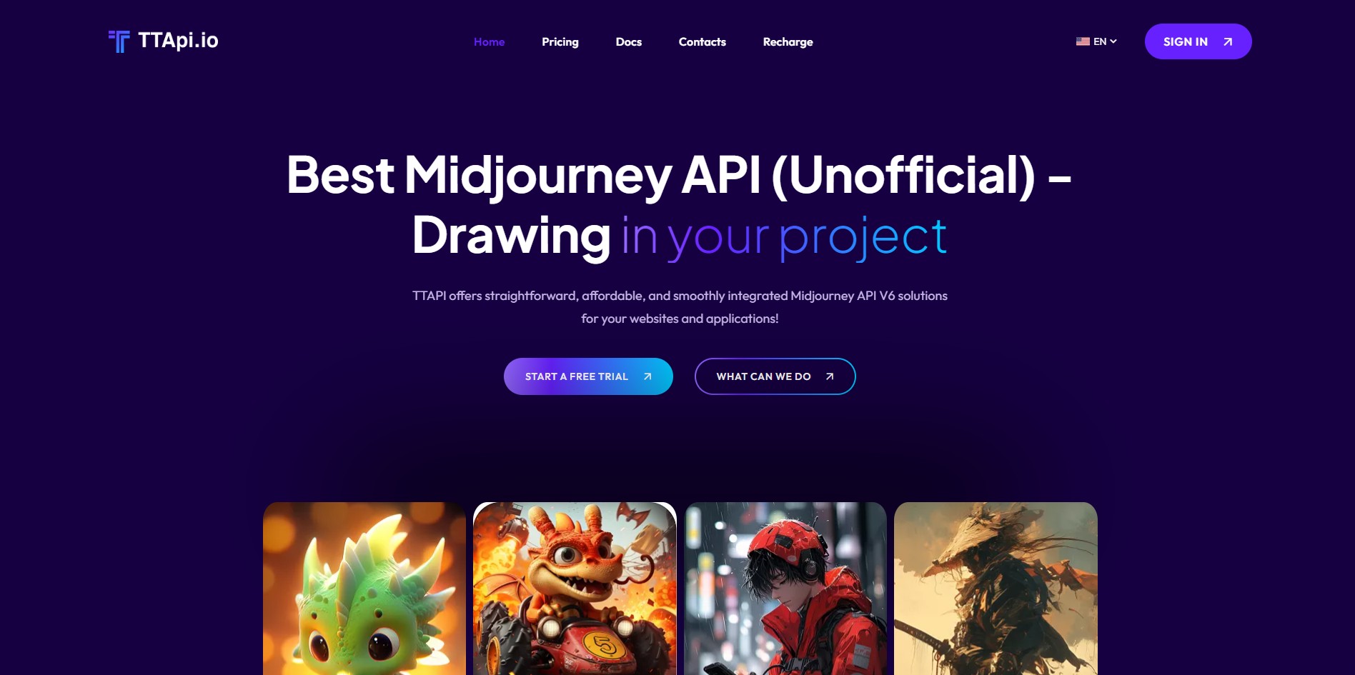 Midjourney API 截图