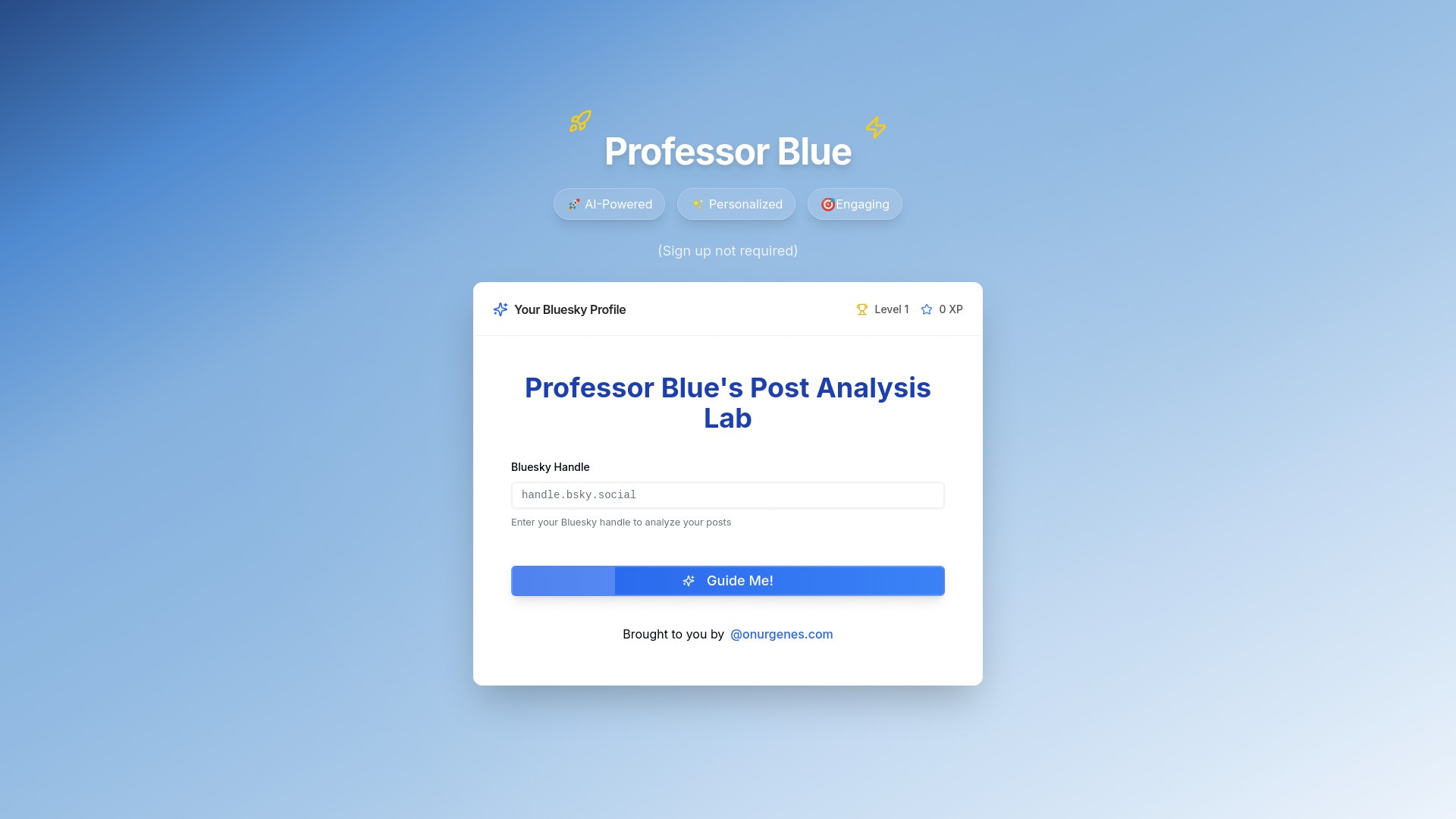 Professor Blue 截图