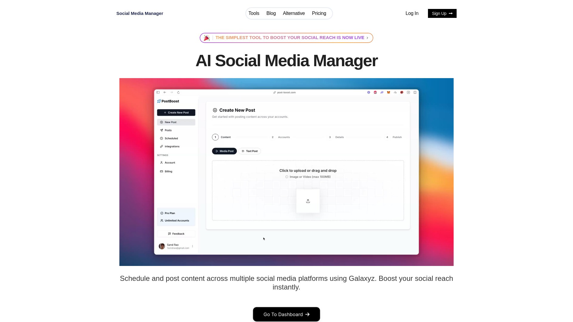 AI Social Media Manager 截图