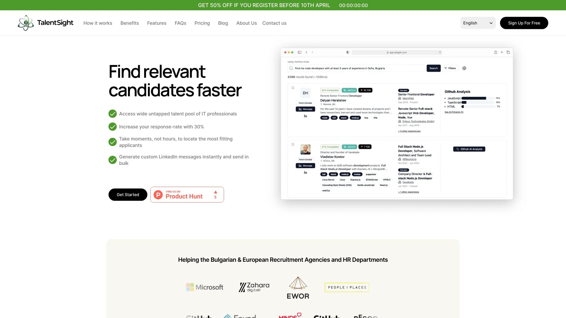 TalentSight - AI Tech Talent Acquisition 截图