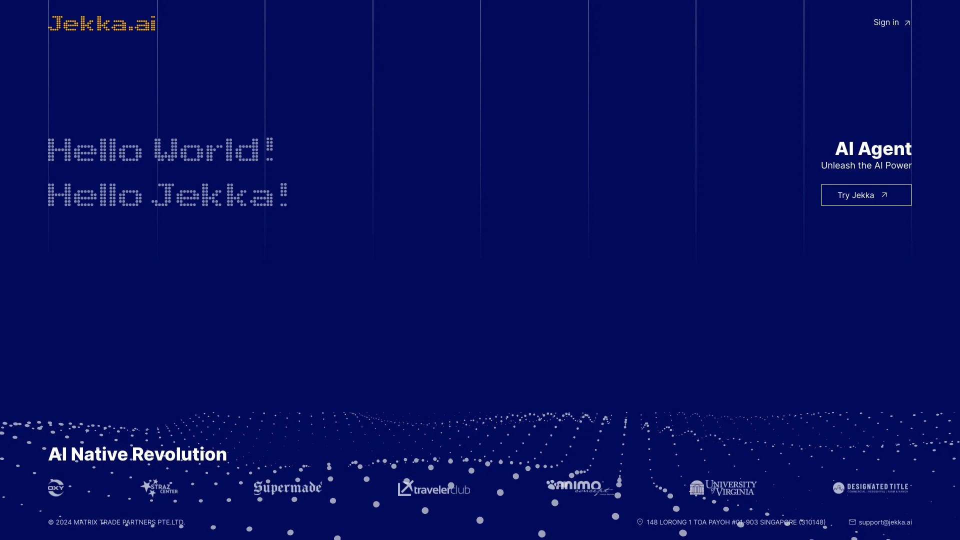 Jekka.ai Chatbot 截图