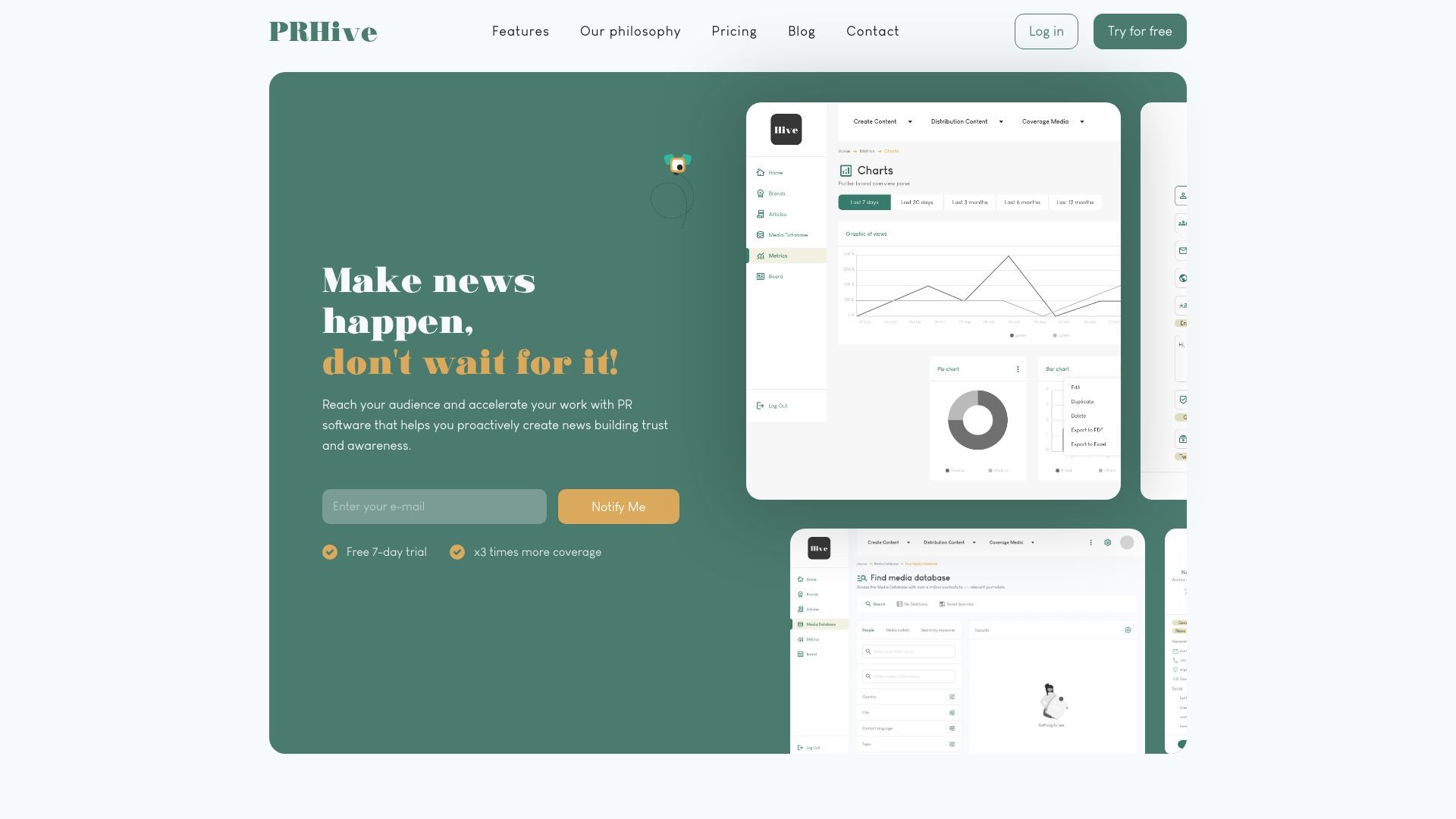 PRHive | Public Relations Software 截图