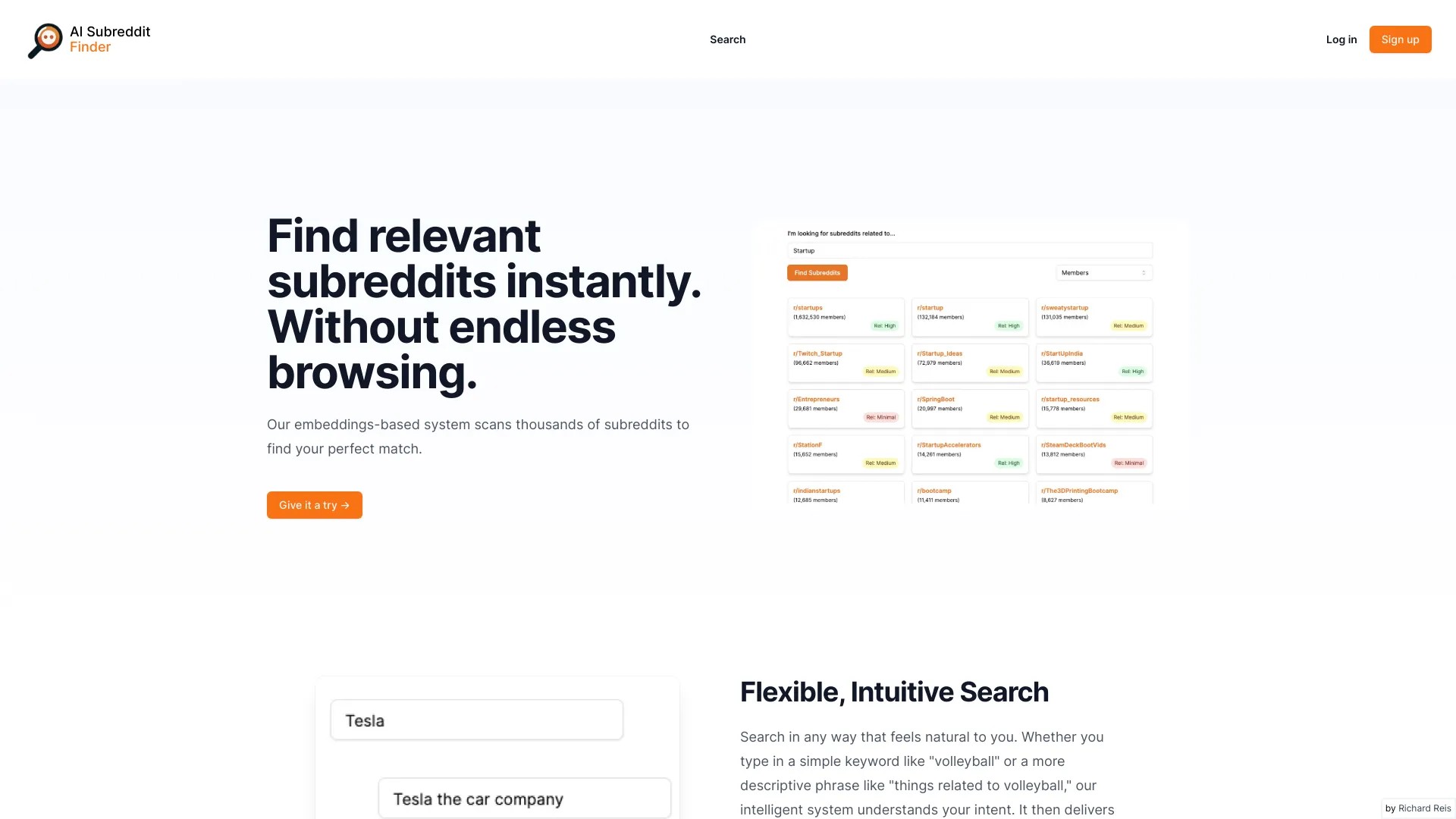 AI Subreddit Finder 截图