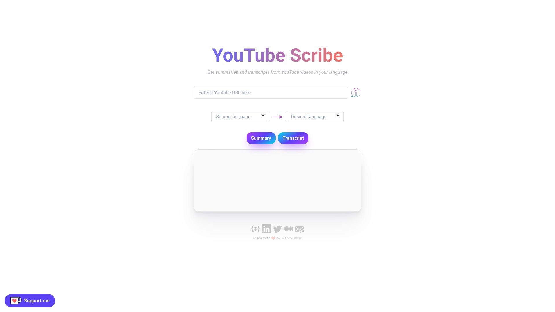 YouTube Scribe 截图