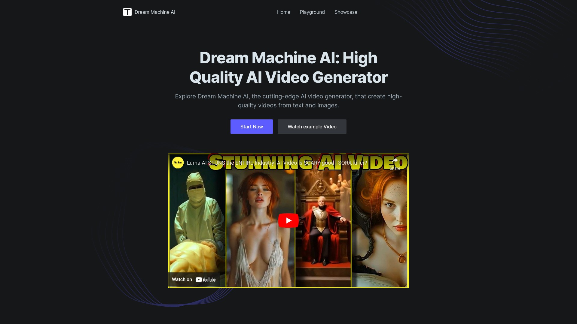 Dream Machine AI 截图