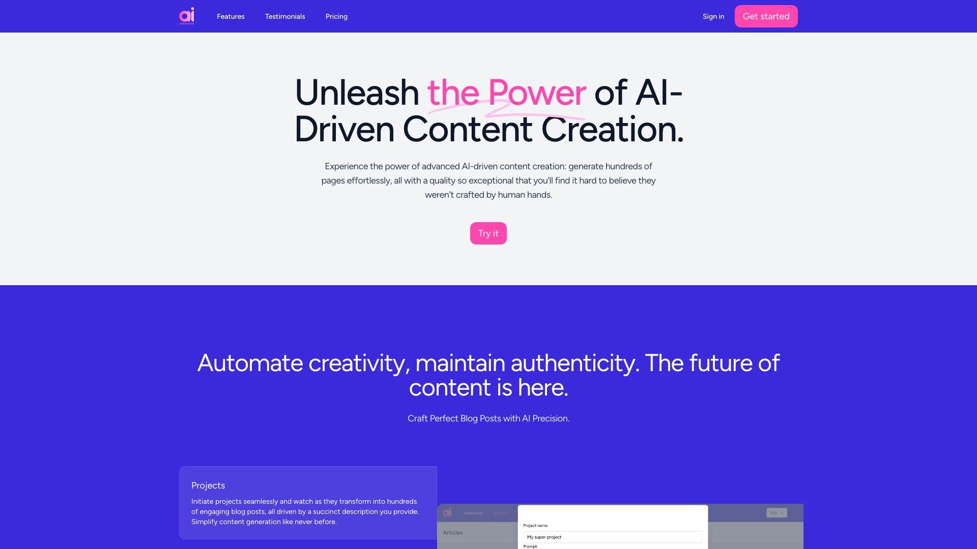 AIrticle flow 截图