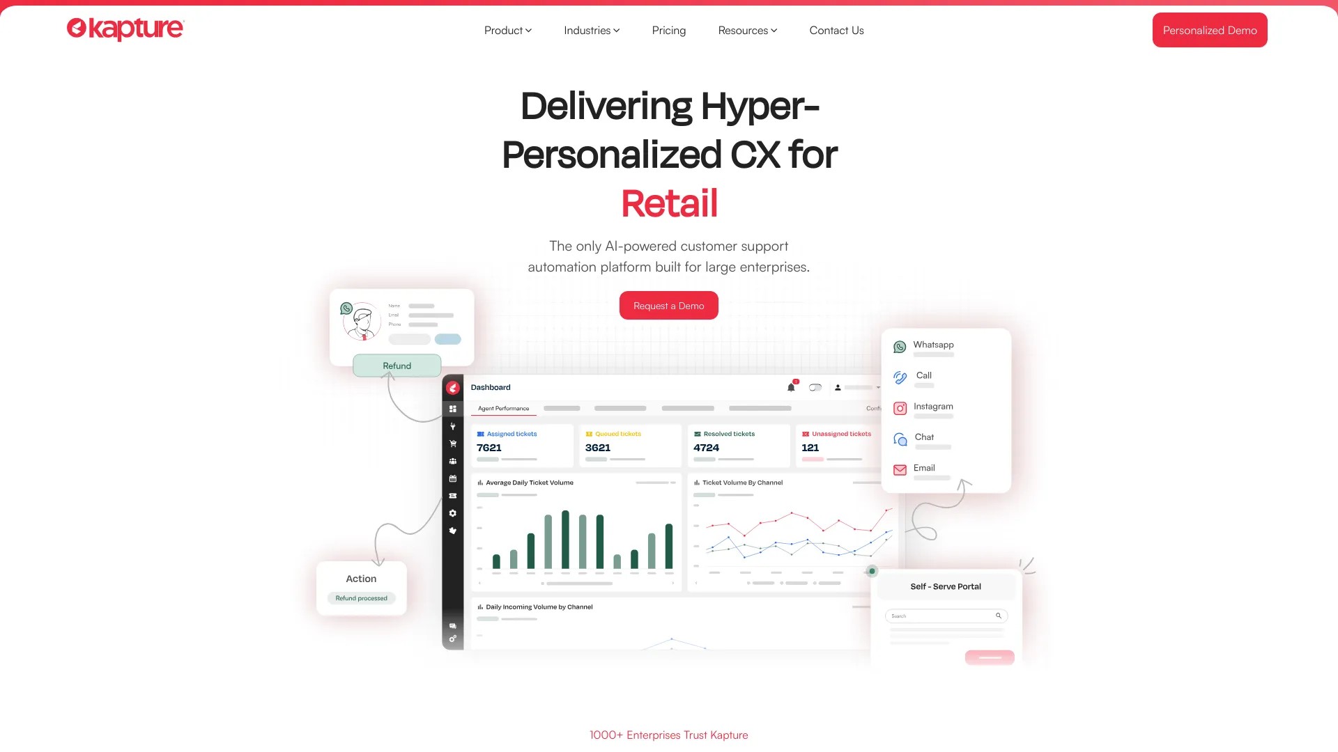 kapturecrm.com 截图