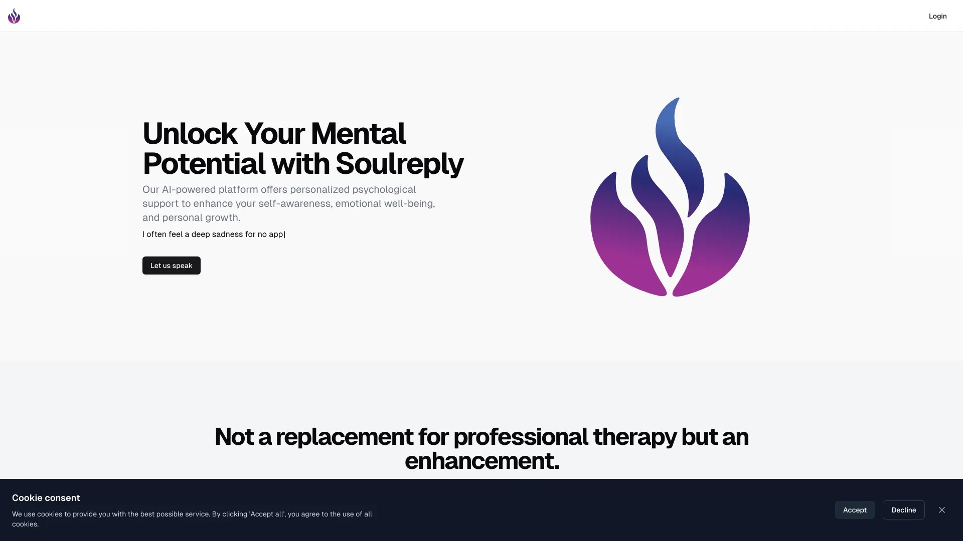 Soulreply - Your mental supporter 截图