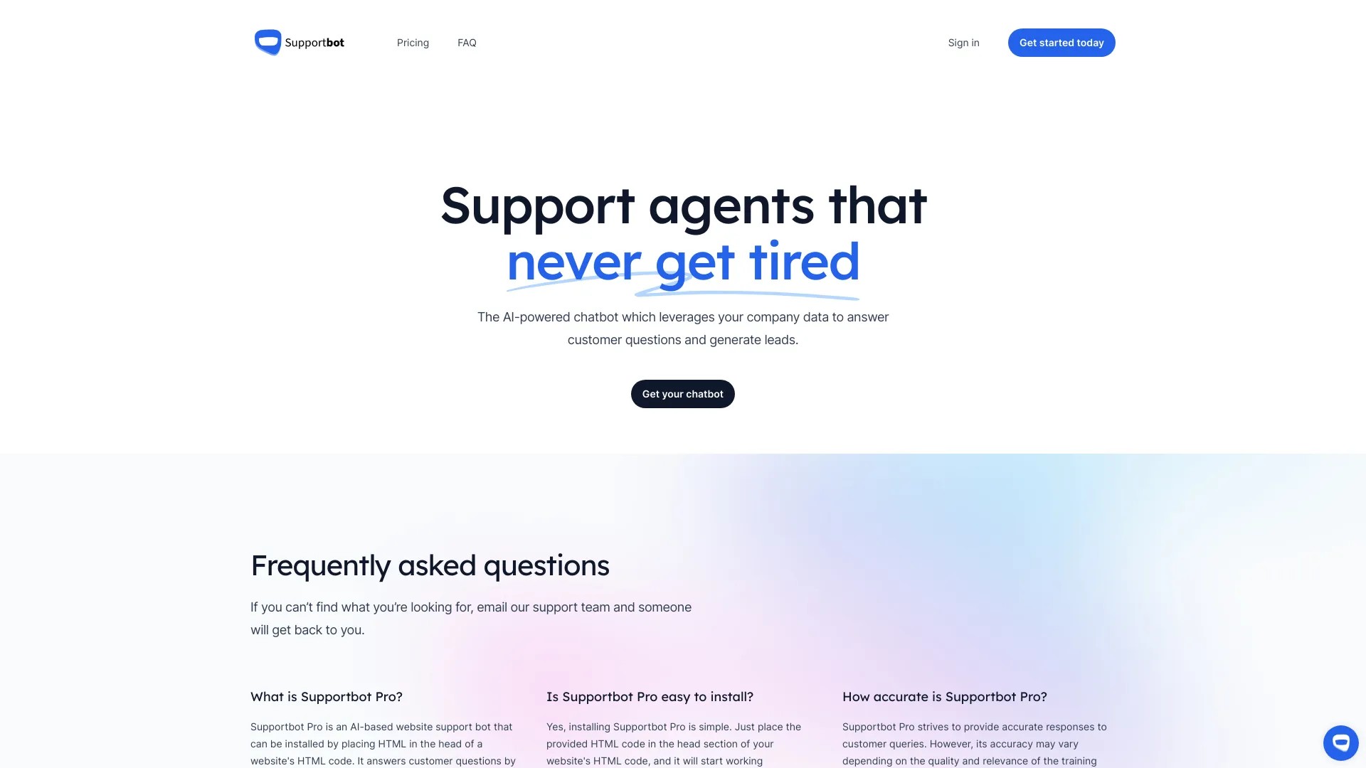 Supportbot Pro 截图