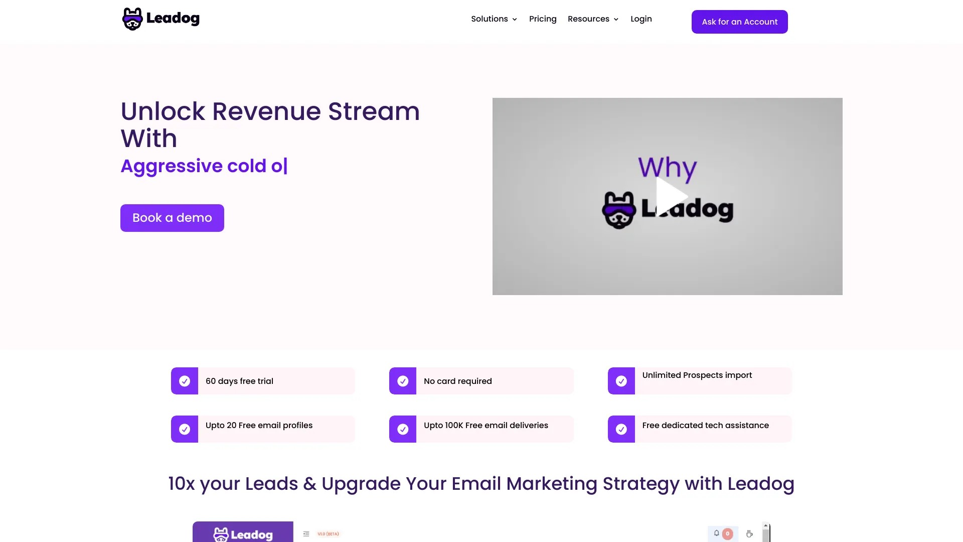 Leadog.io 截图
