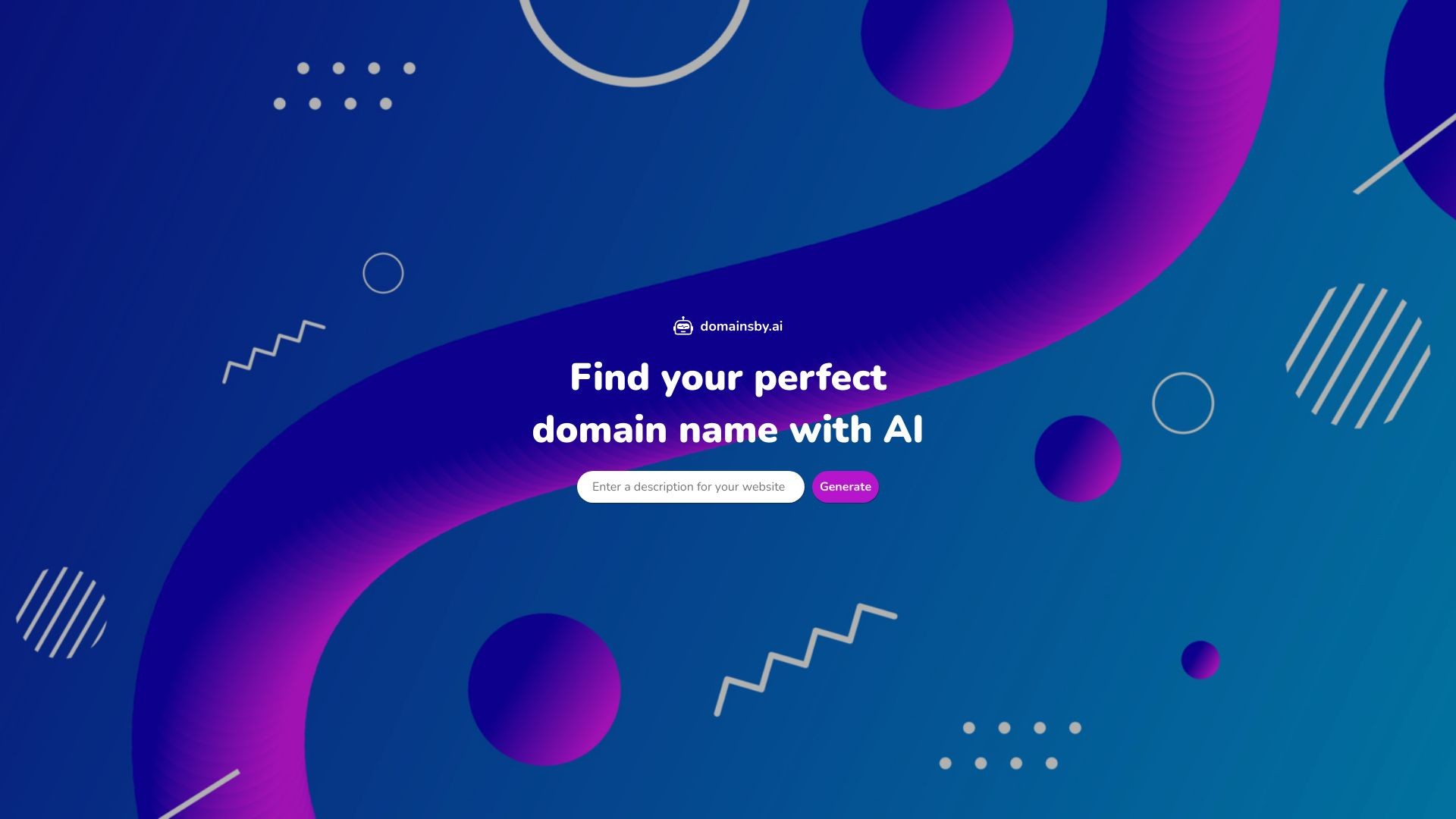 Domains by AI 截图