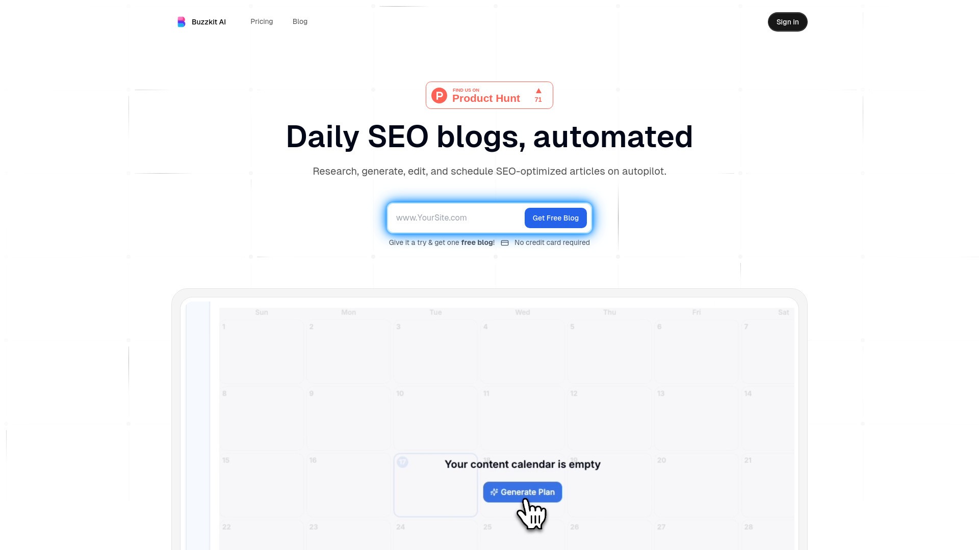 Buzzkit.ai (Beta) 截图