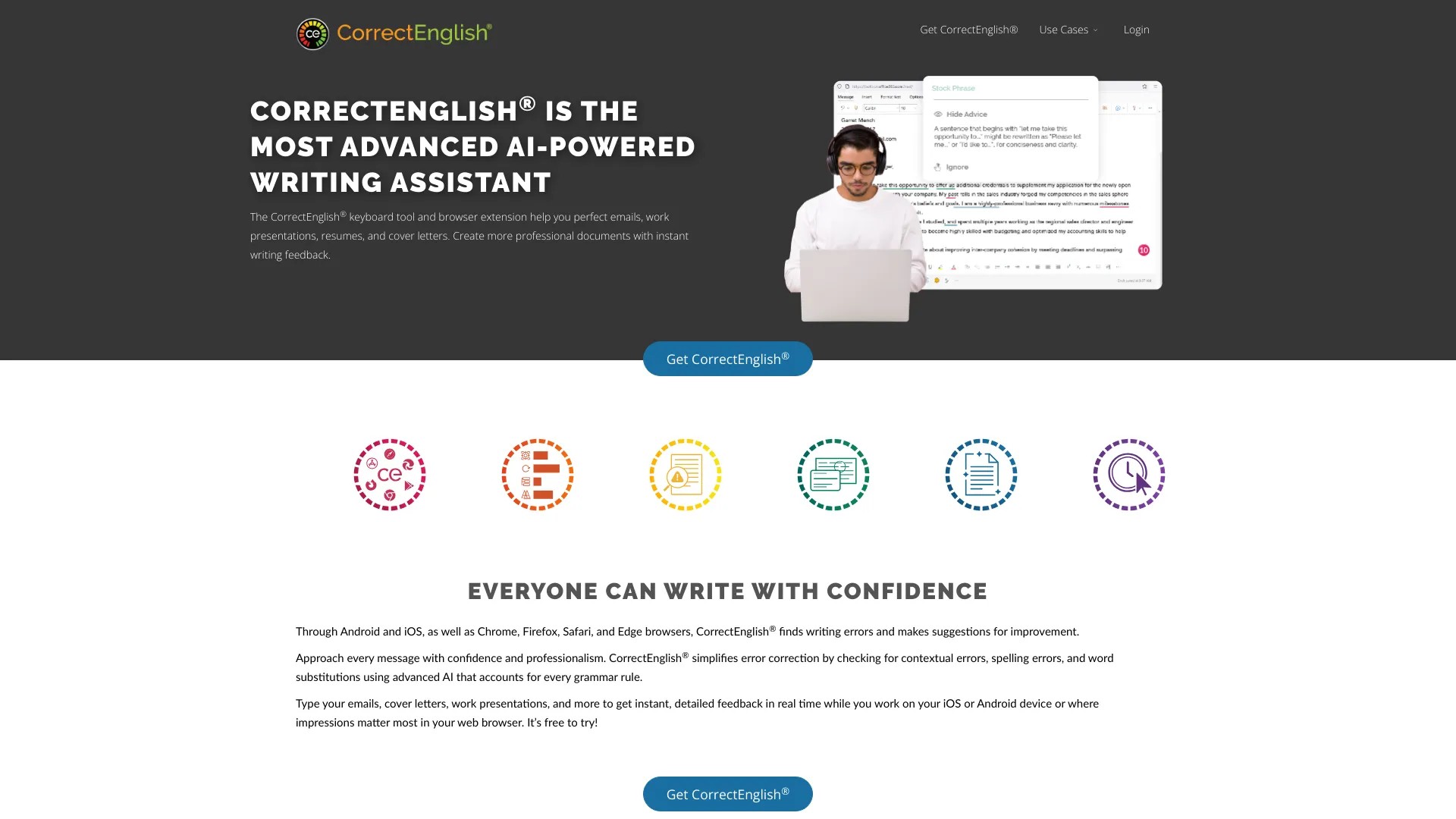 correctenglish.com 截图