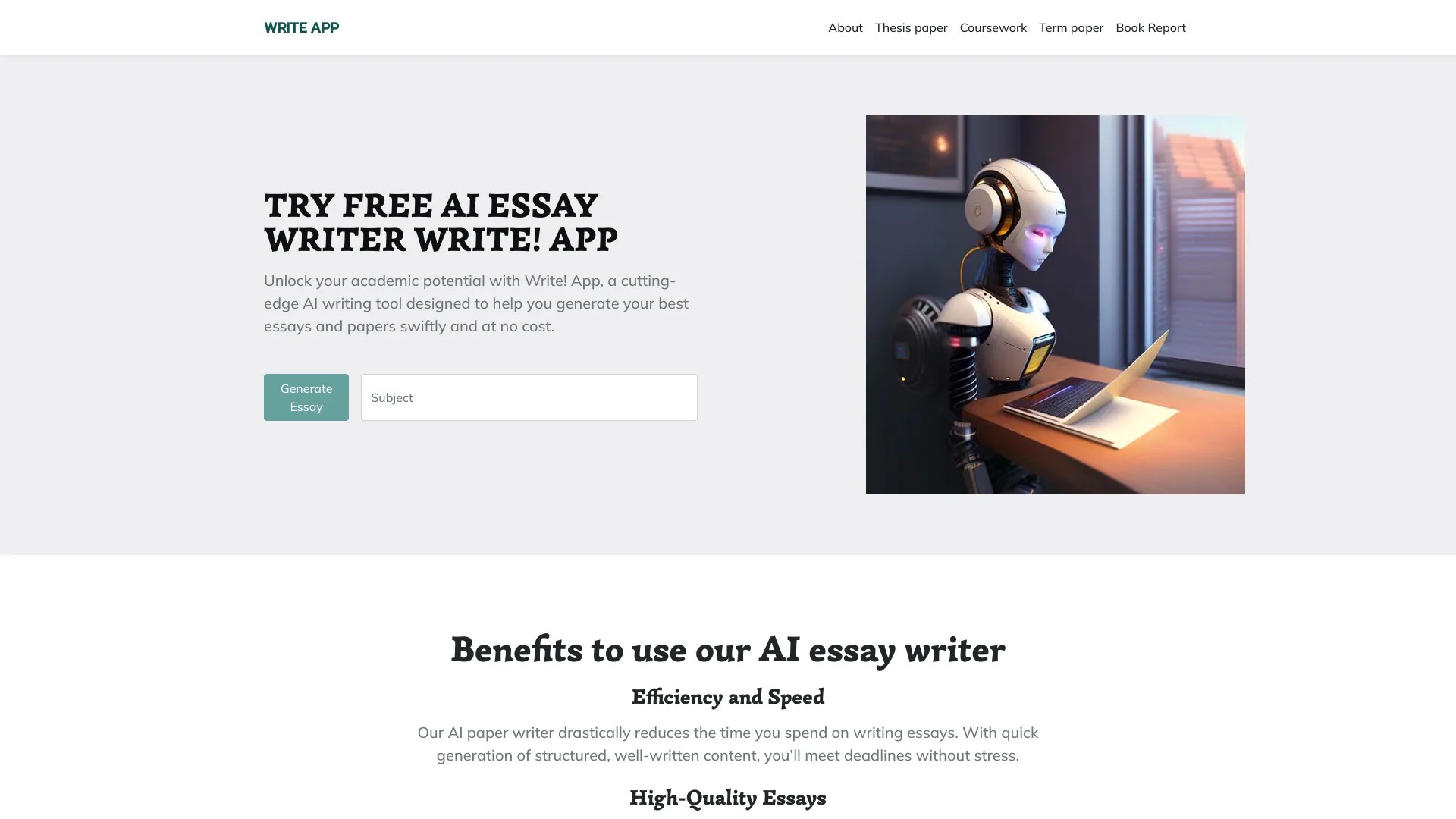writeapp.co 截图