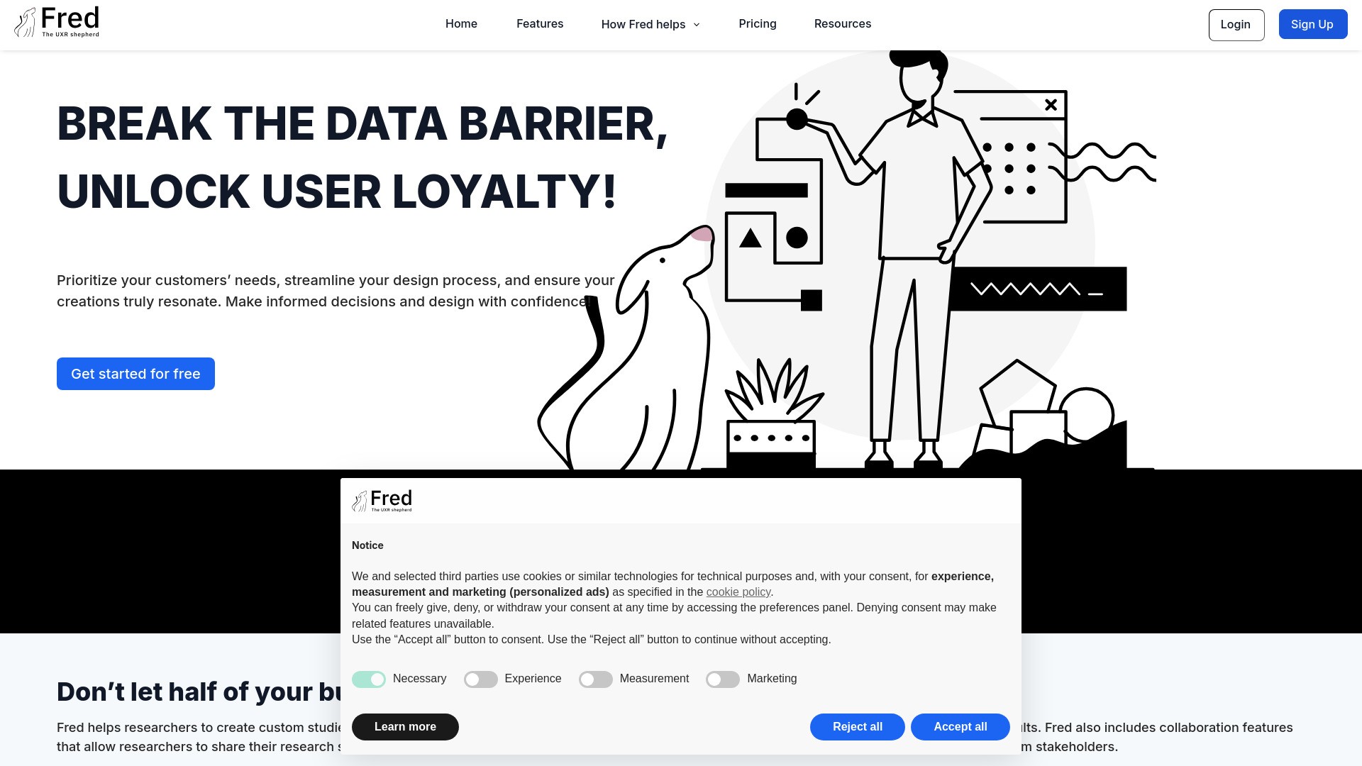 Fred - The UXR shepherd 截图