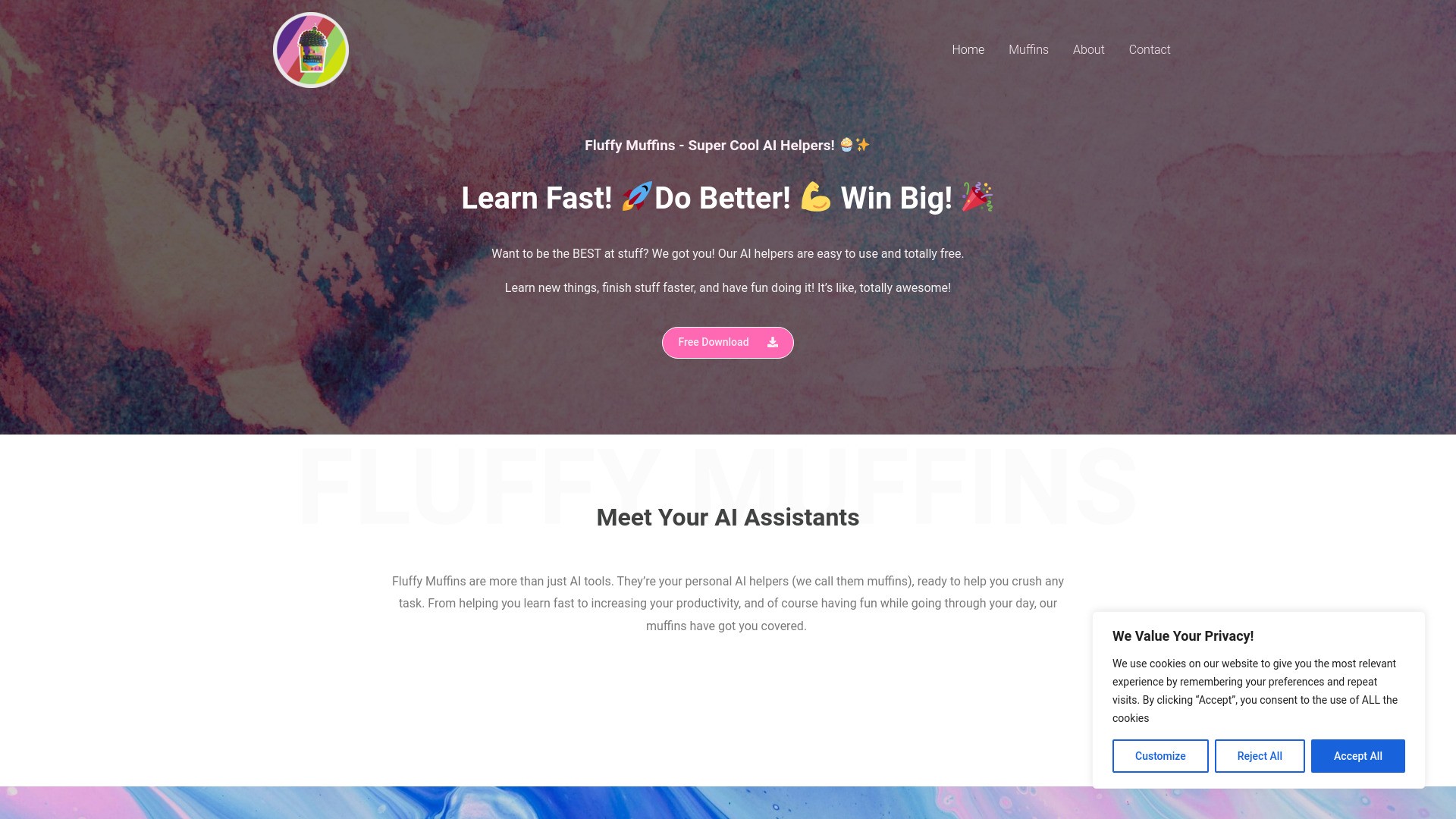 Fluffy Muffins for WhatsApp 截图