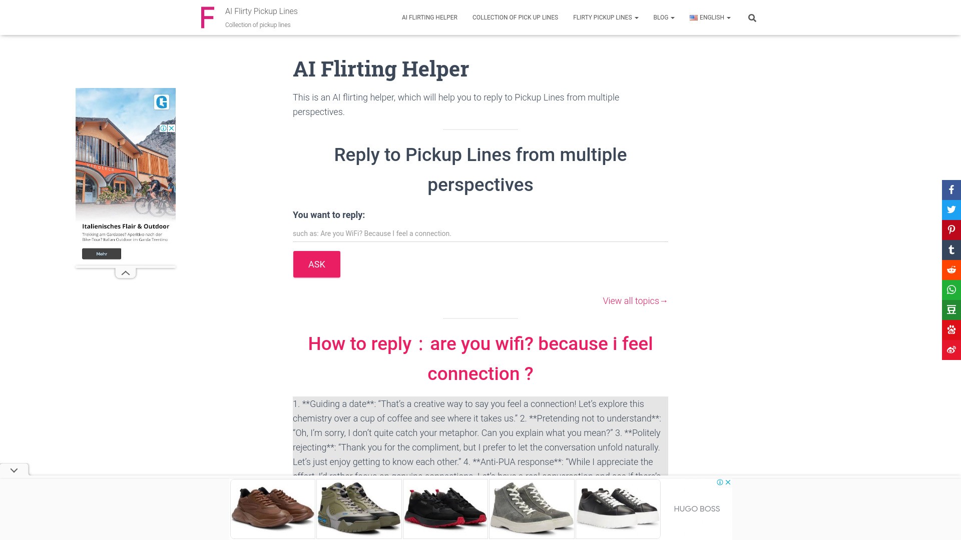 AI Flirting Helper 截图