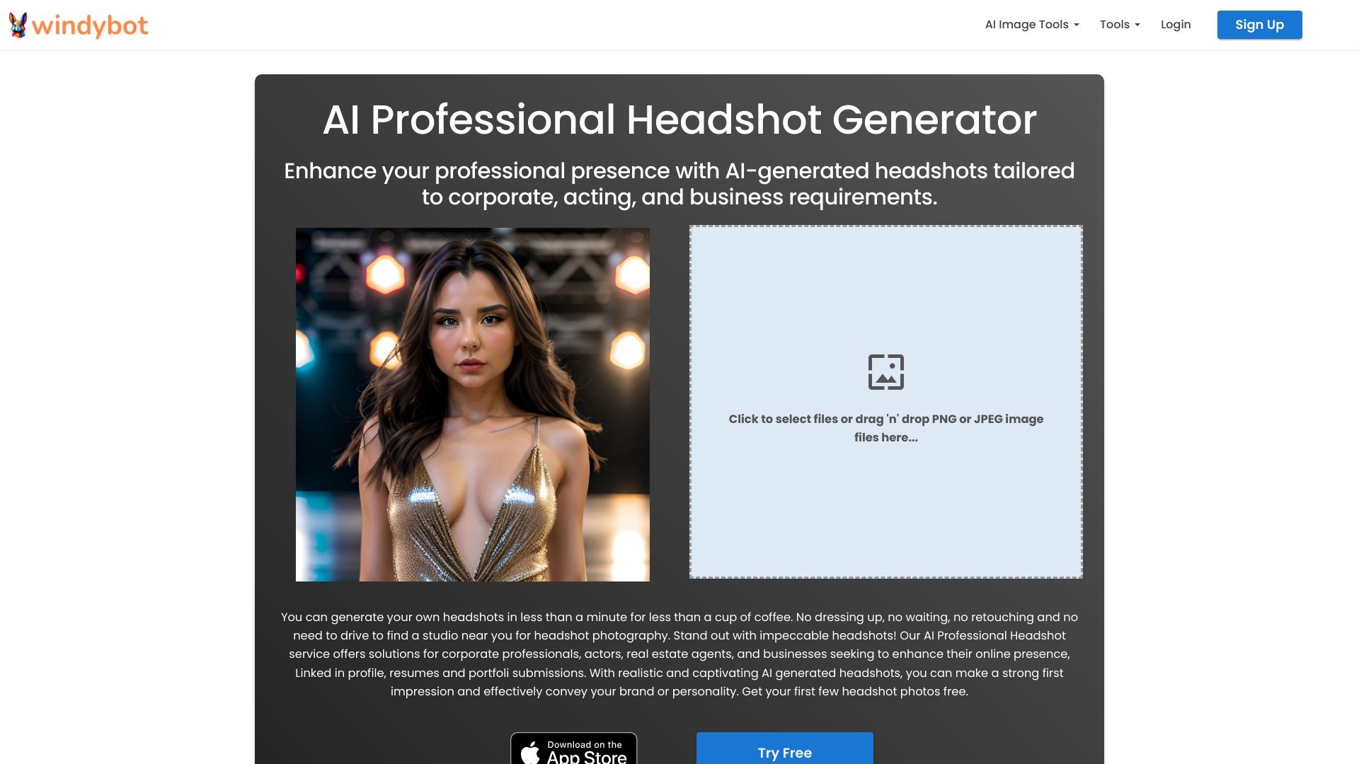 AI Headshot Generator 截图