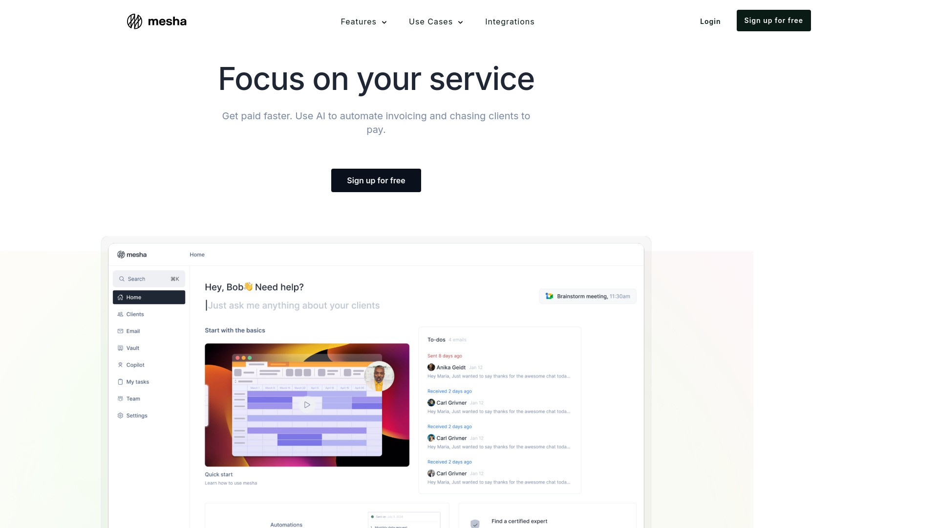 Marcus - your AI Billing Agent 截图