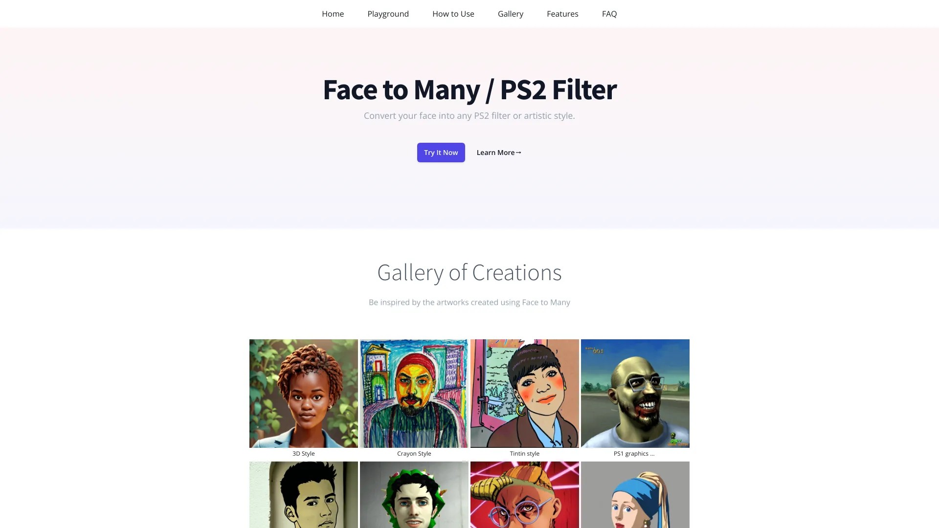 Face to Many(PS2Filters) 截图