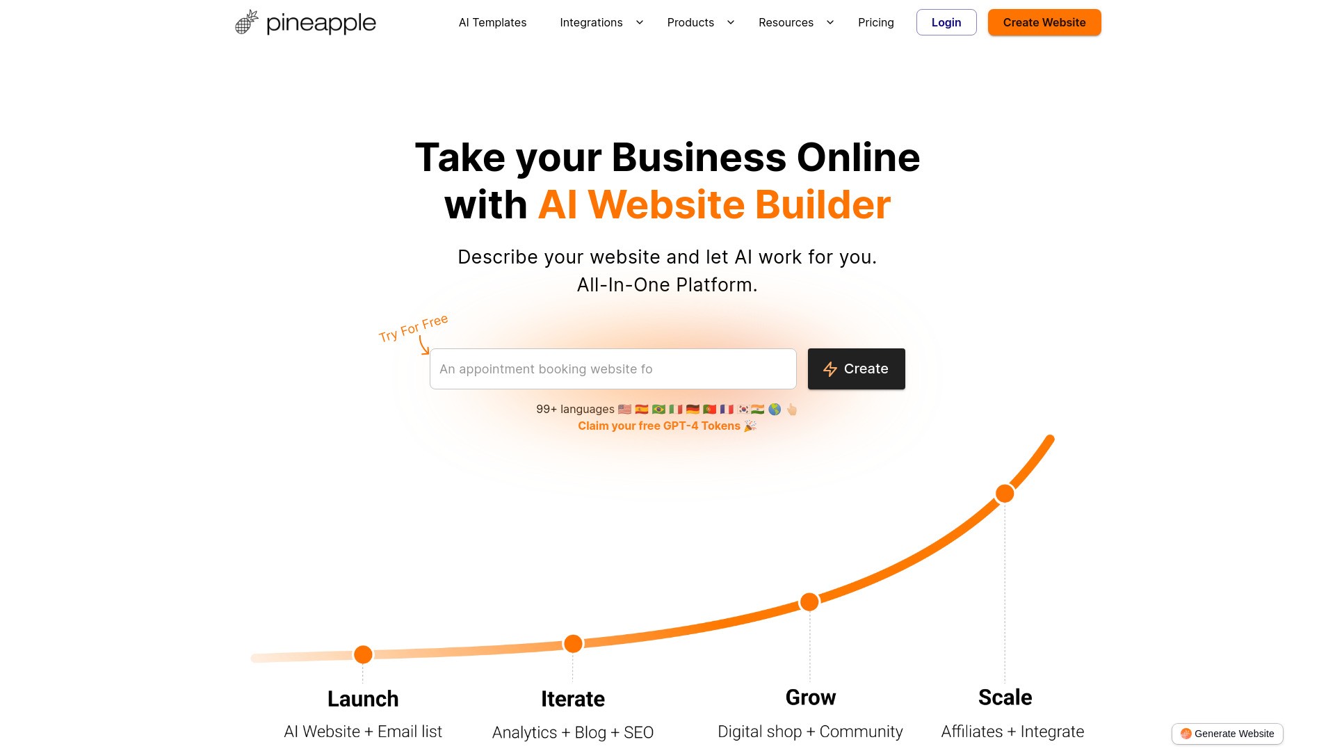 pineapplebuilder.com 截图