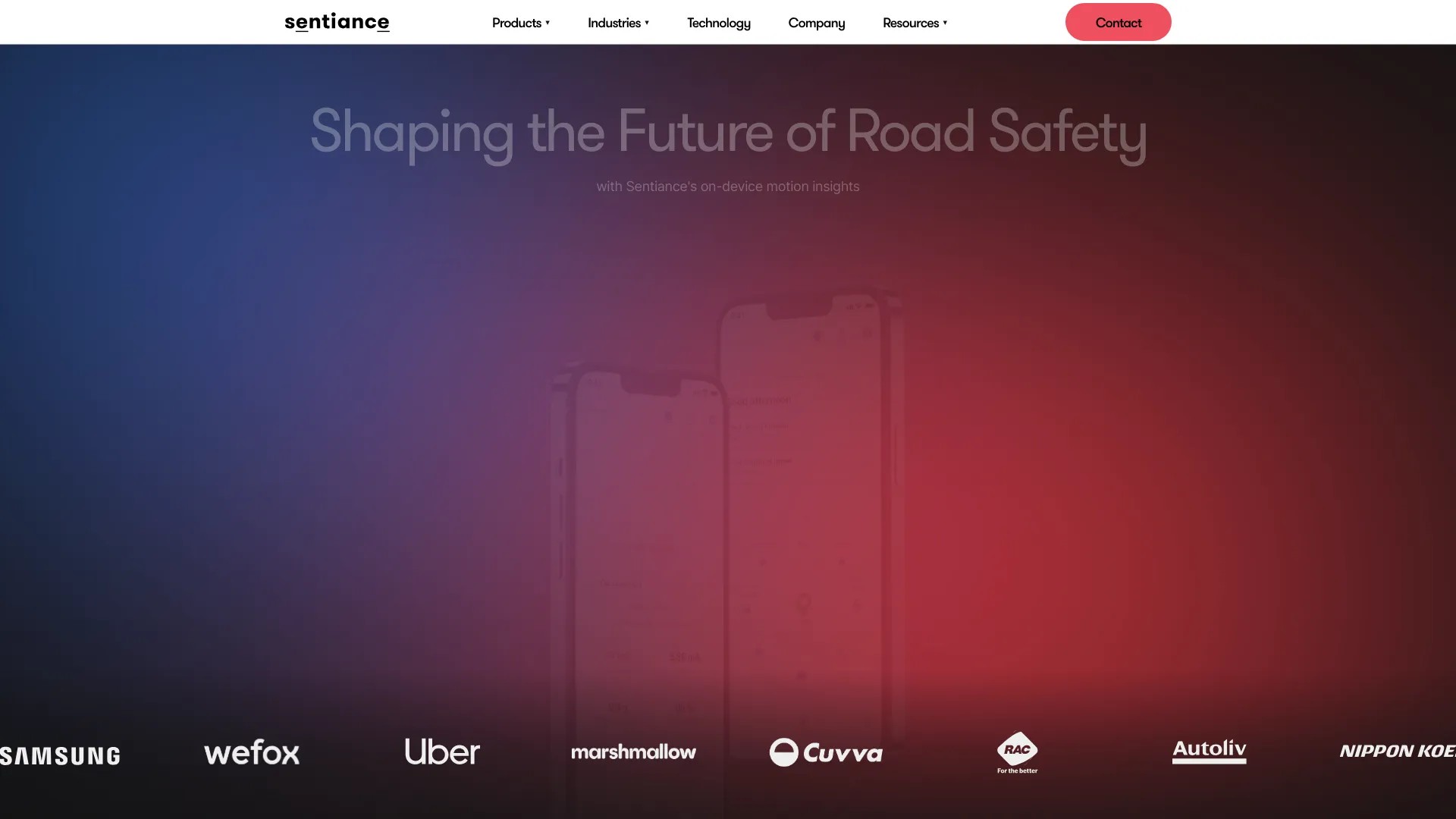 sentiance.com 截图