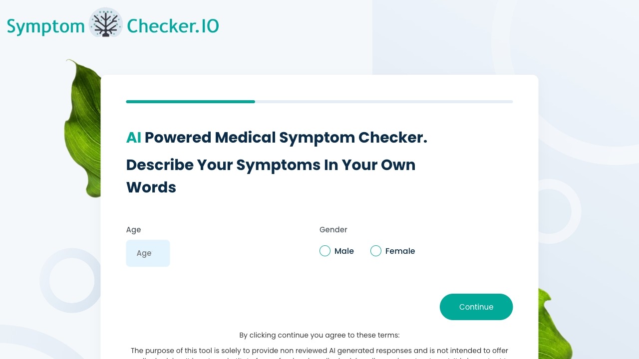 SymptomChecker.io 截图