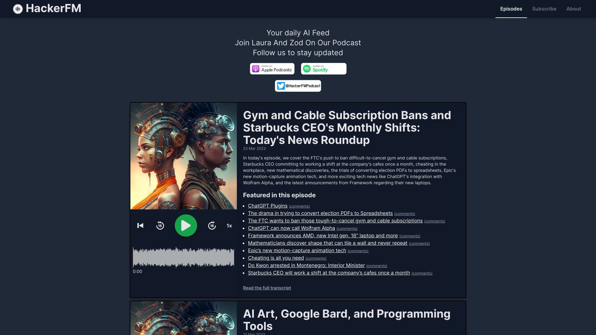 HackerFM Podcast 截图