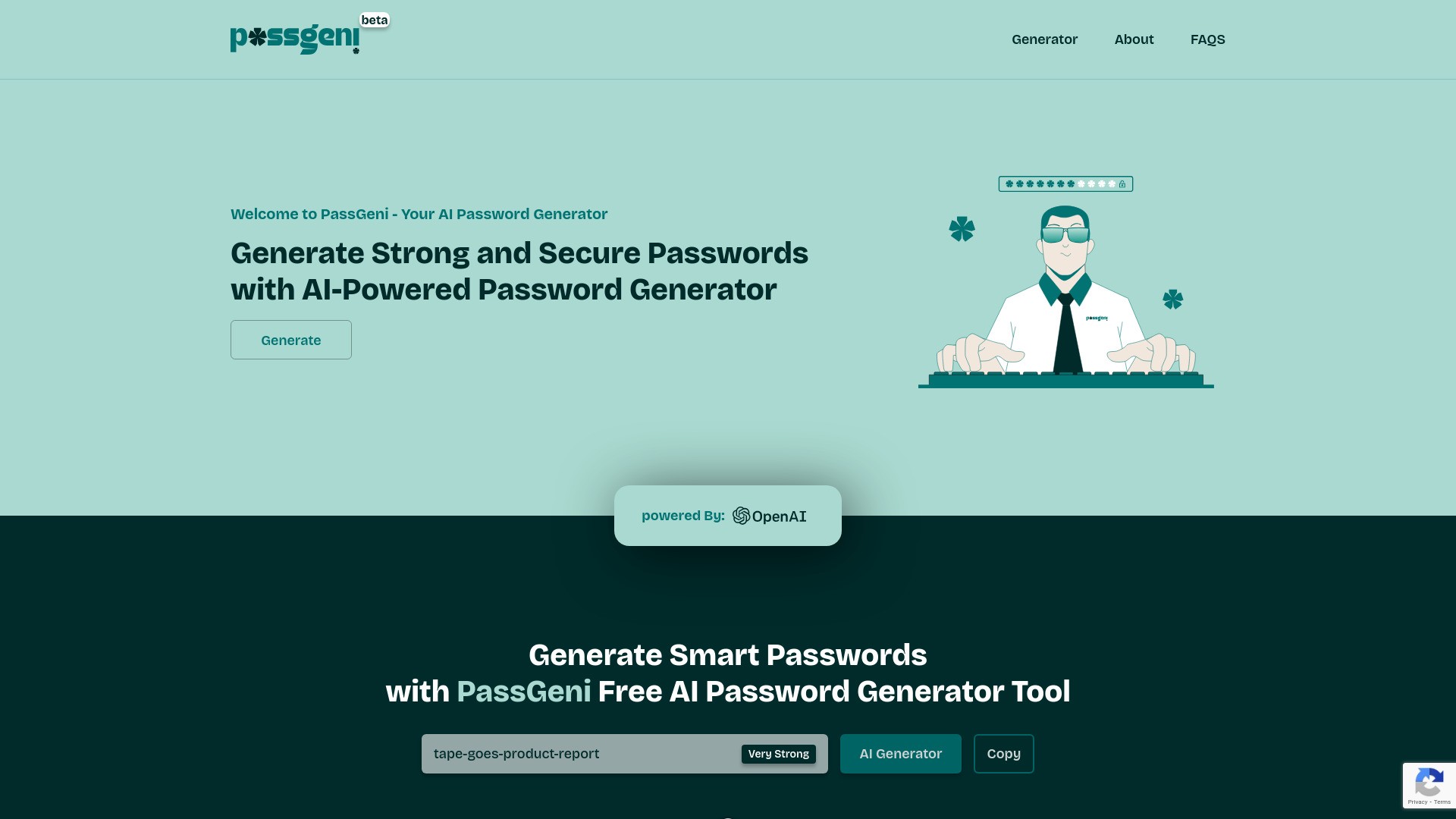 Passgeni (AI Password Generator) 截图