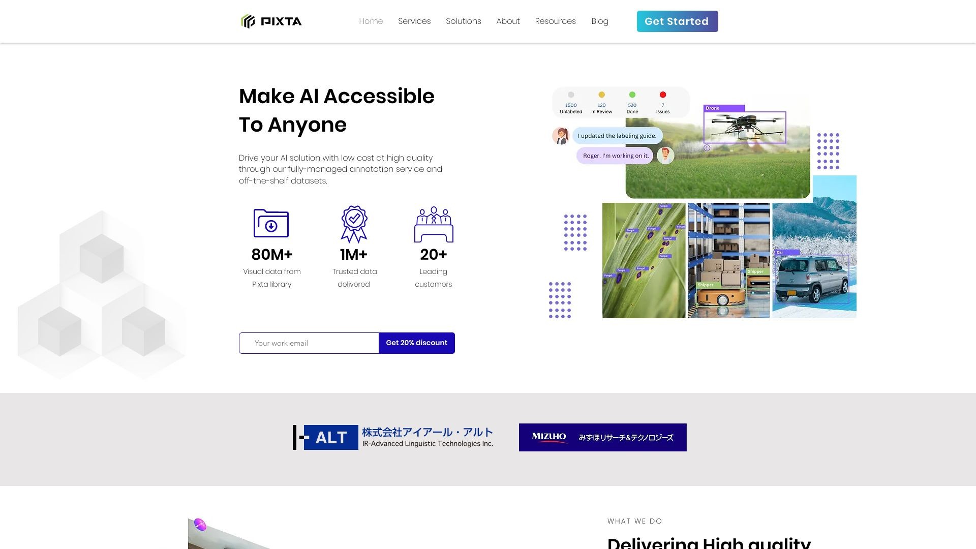 PIXTA AI - AI/ML Training data service 截图