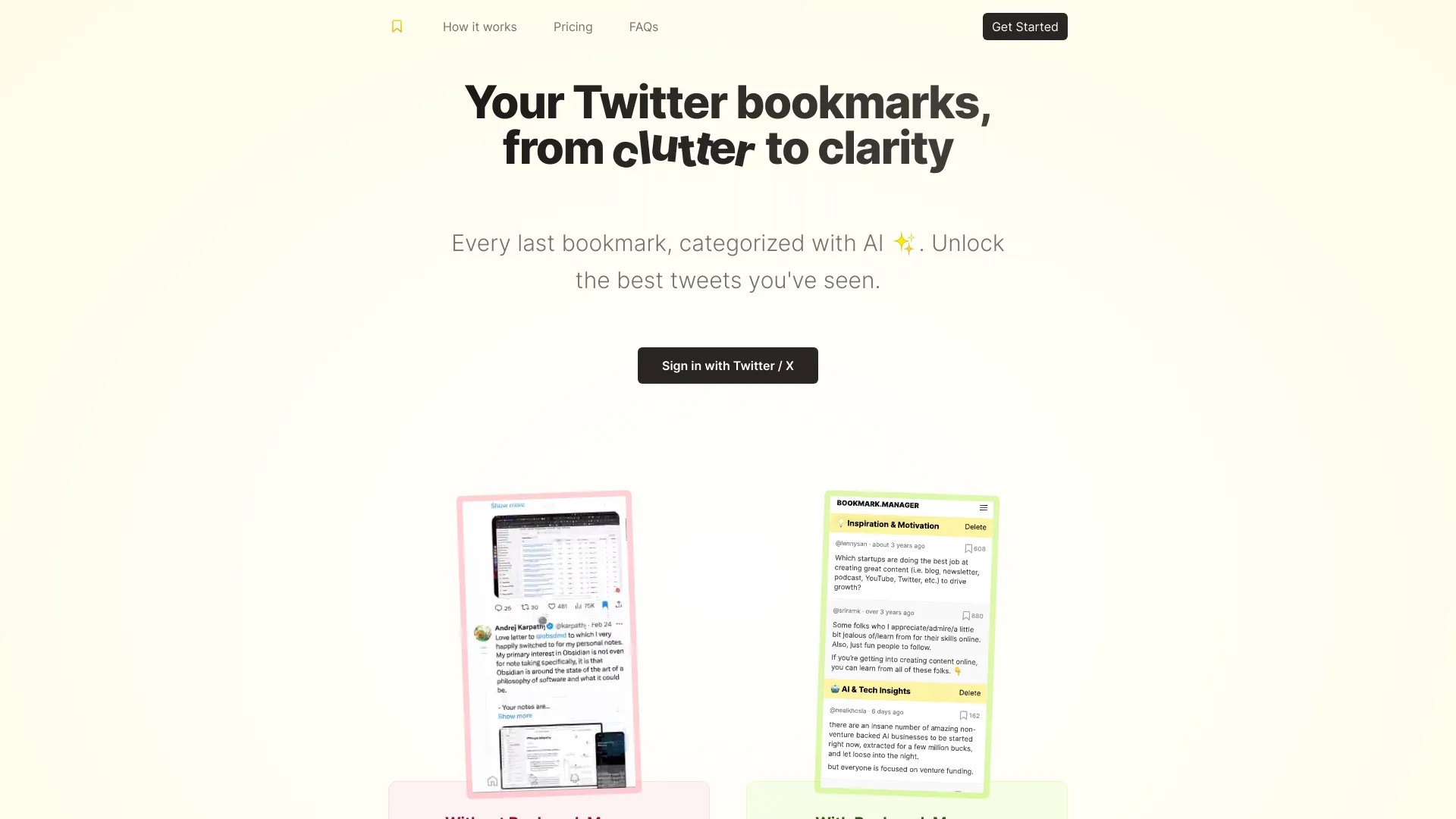 Twitter Bookmarks 截图