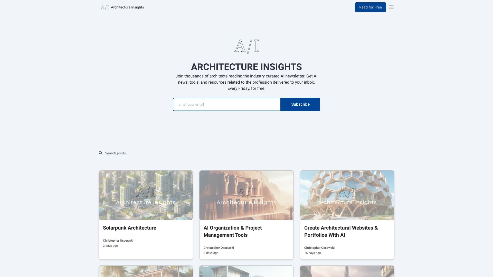 Architecture Insights 截图