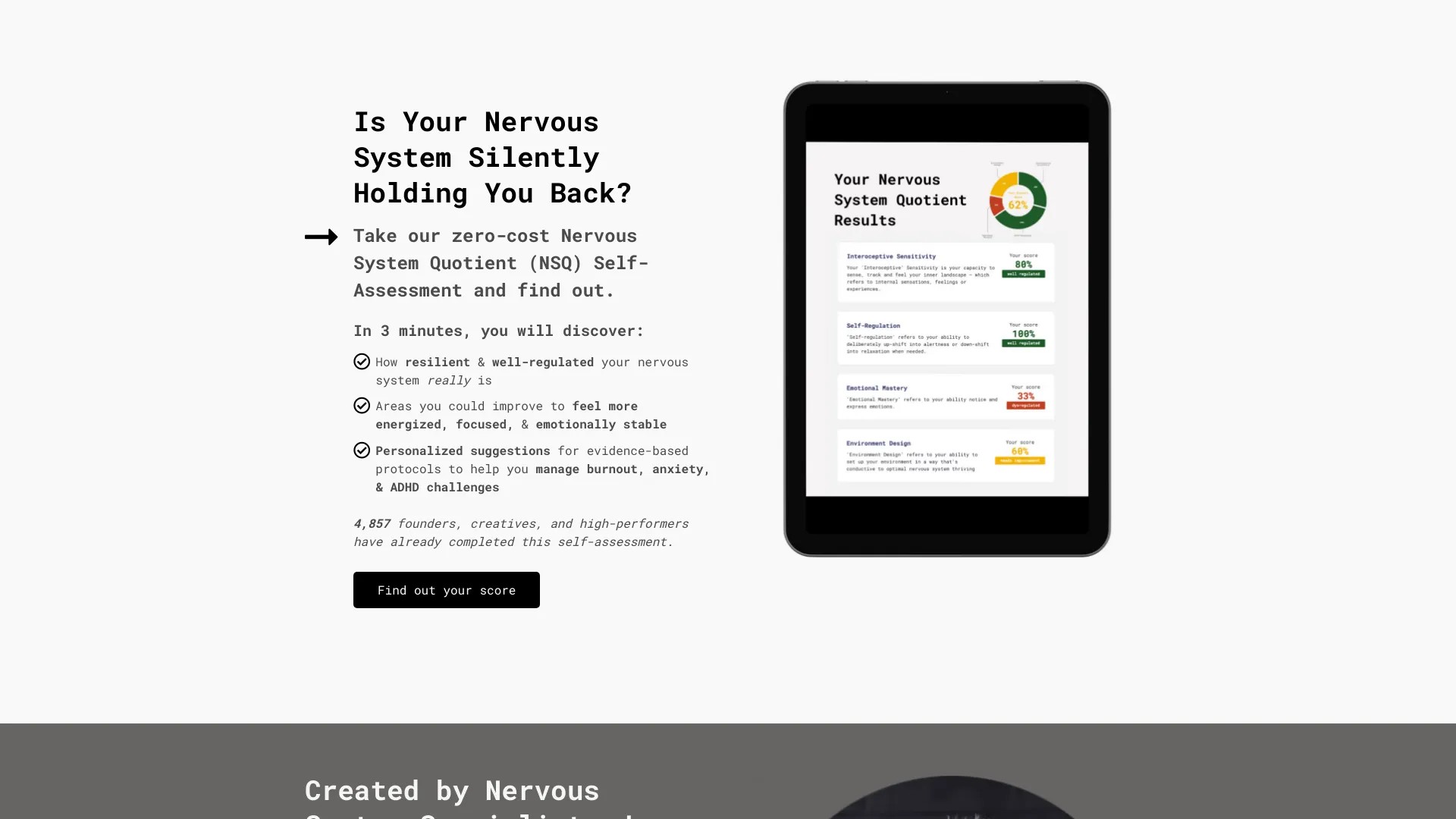 Nervous System Quotient (NSQ) 截图
