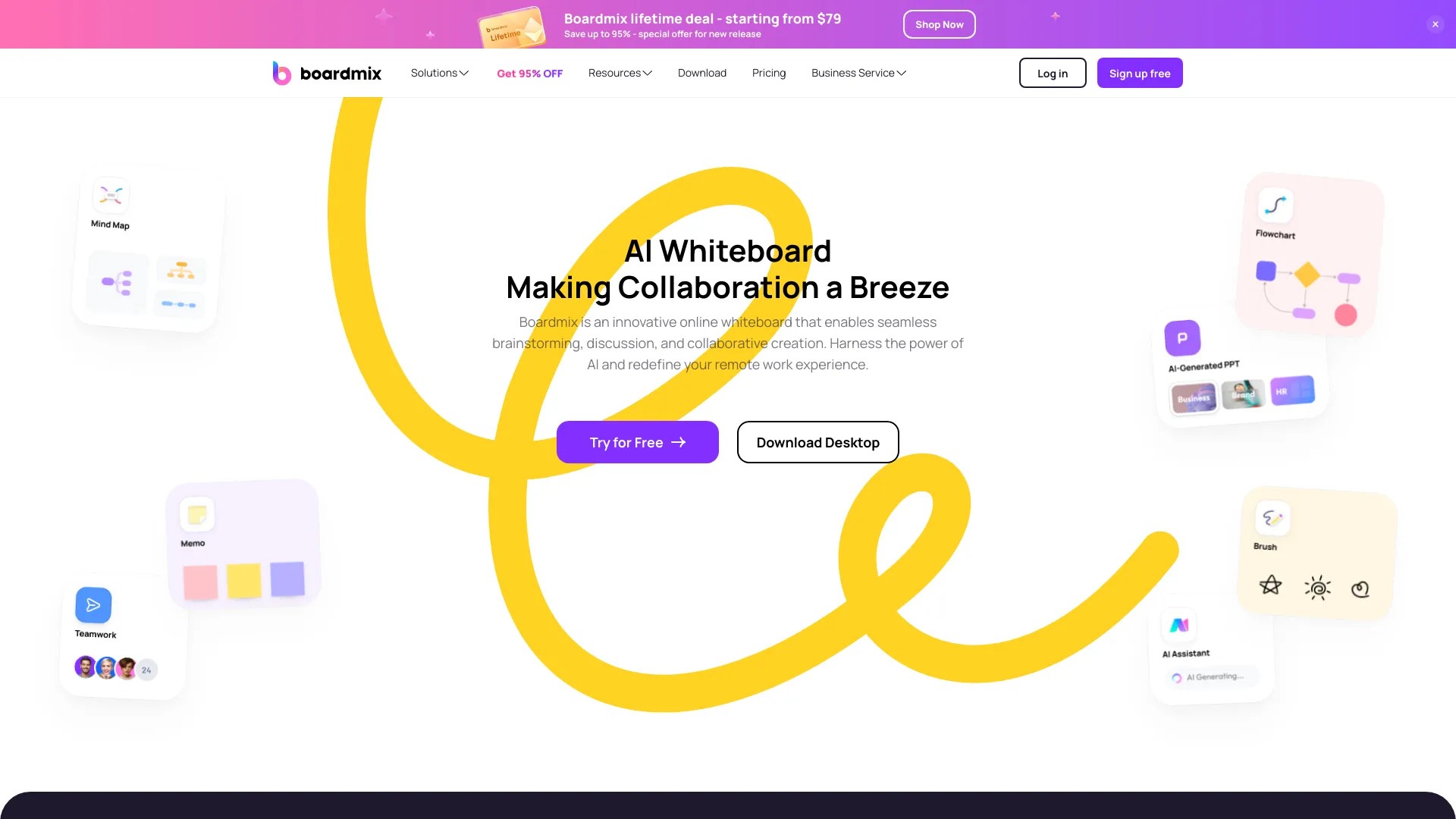 Boardmix online whiteboard 截图