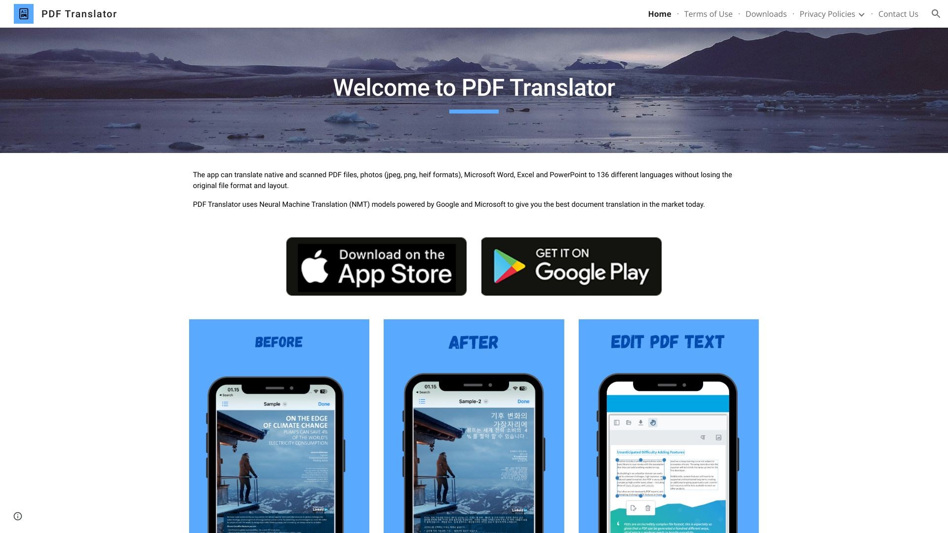 PDF Translator & Editor 截图
