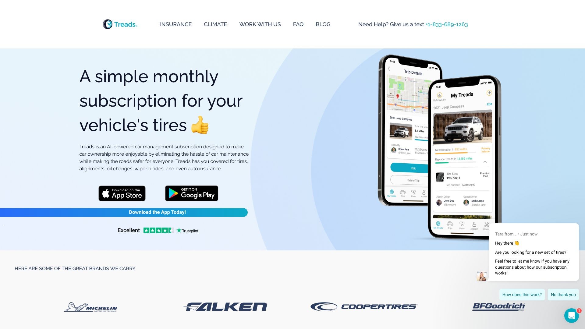 Treads Tire Subscription 截图