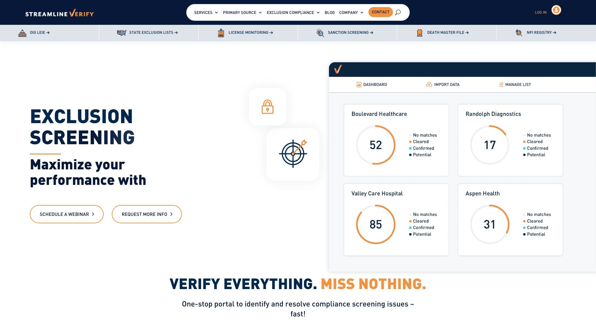Streamline Verify 截图
