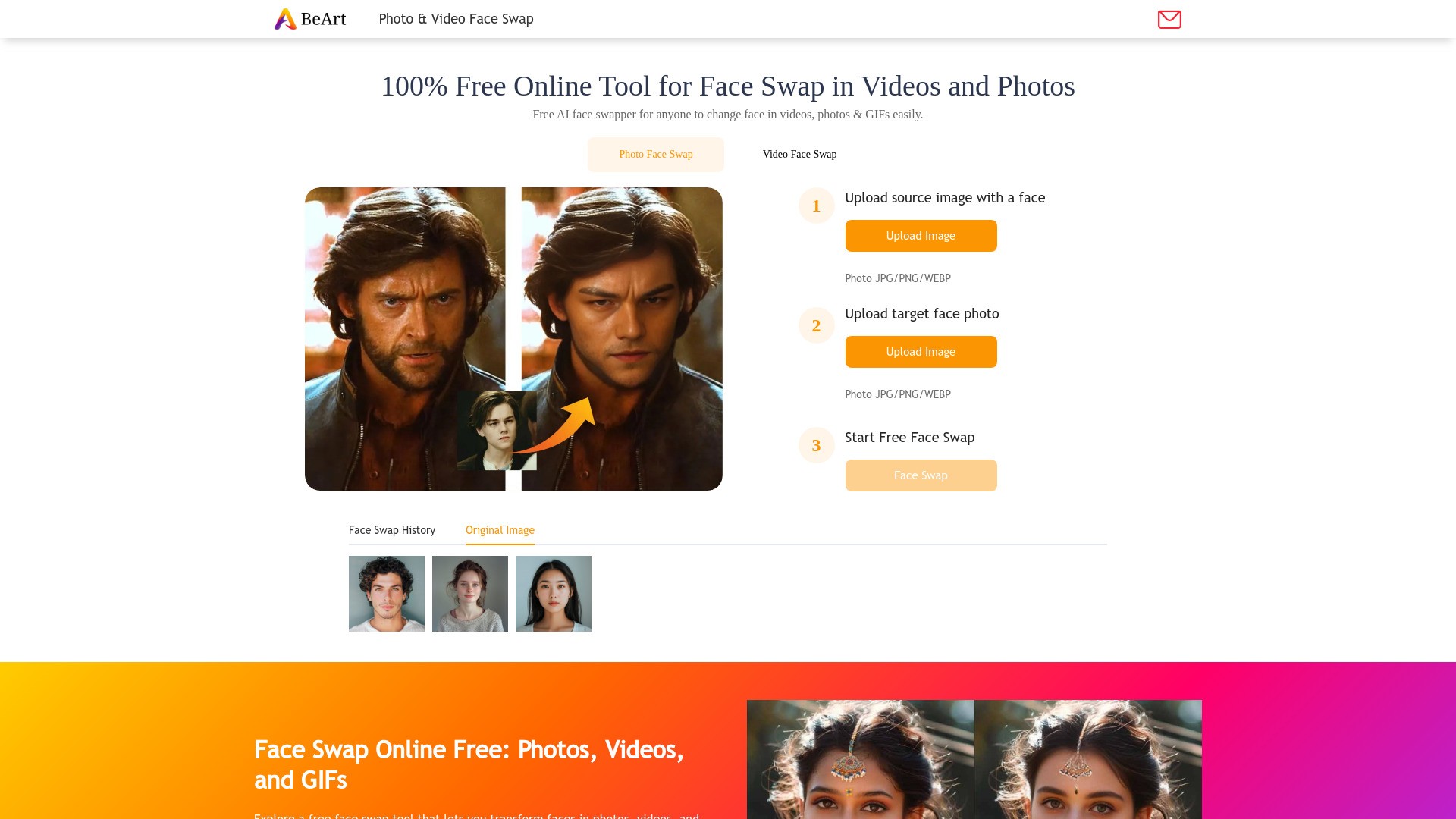 BeArt AI Face Swap 截图