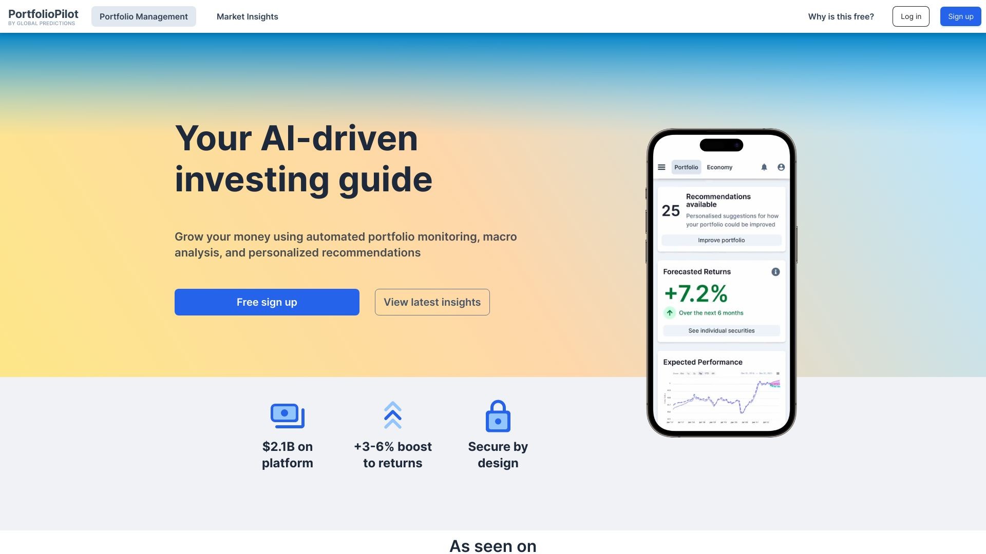 PortfolioPilot Insights 截图