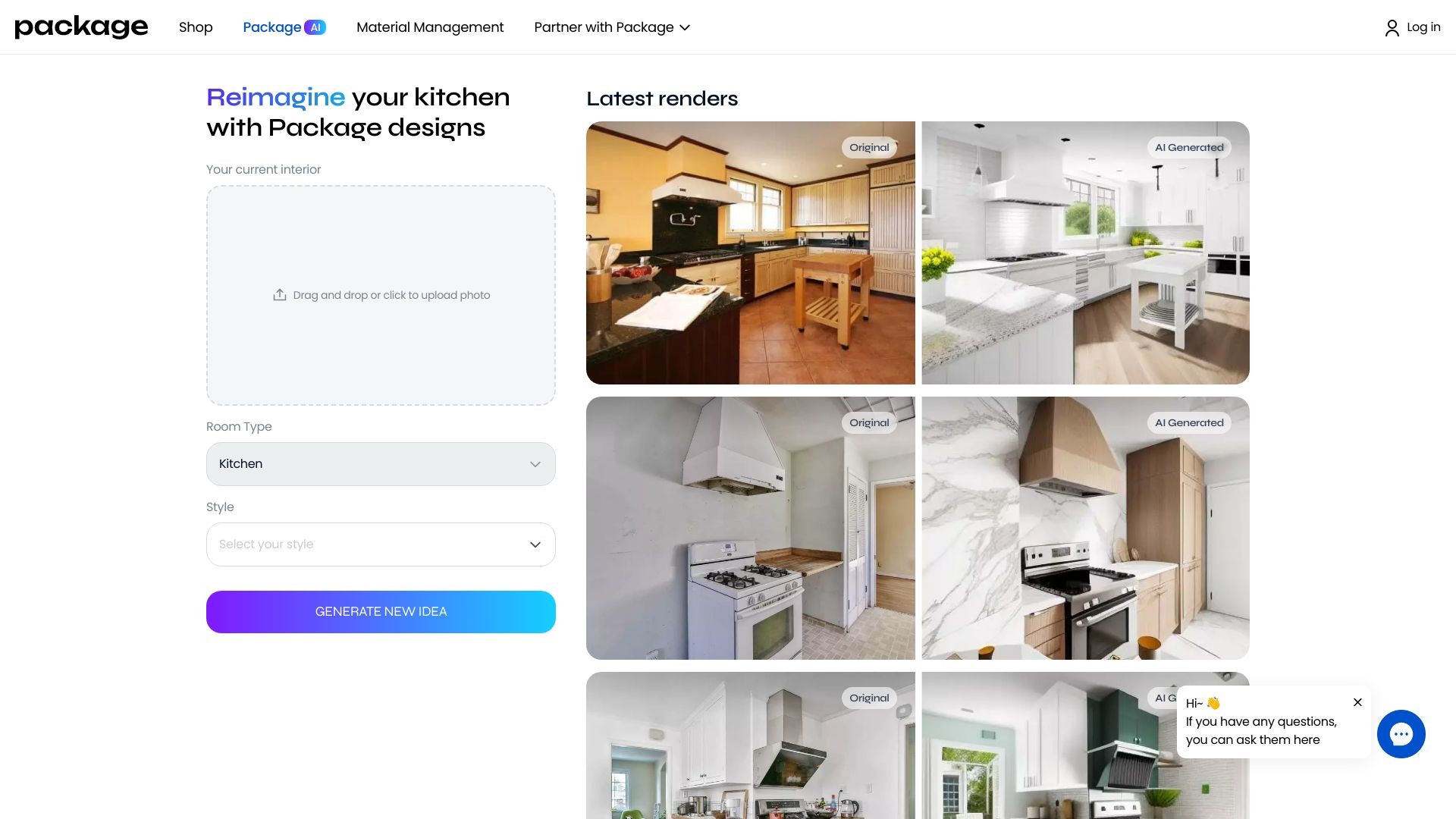 shoppackage.ai 截图