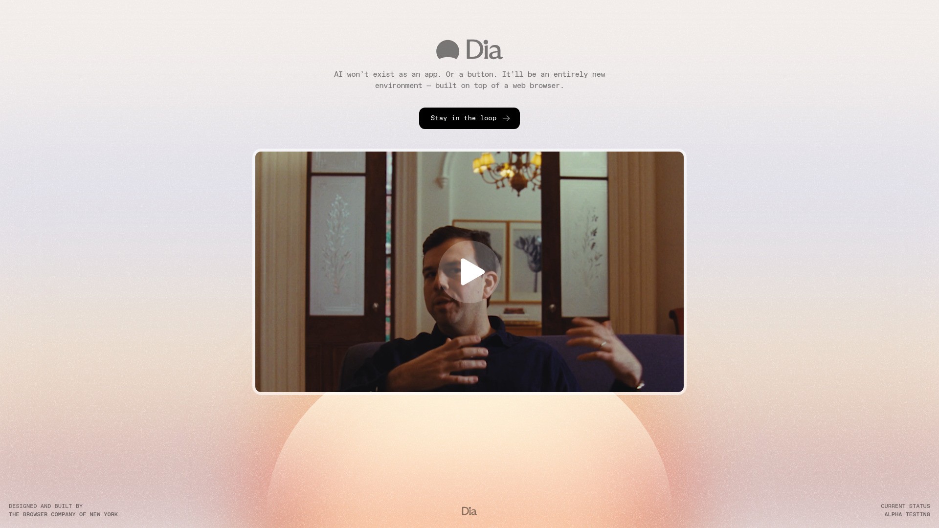 Dia from The Browser Company 截图