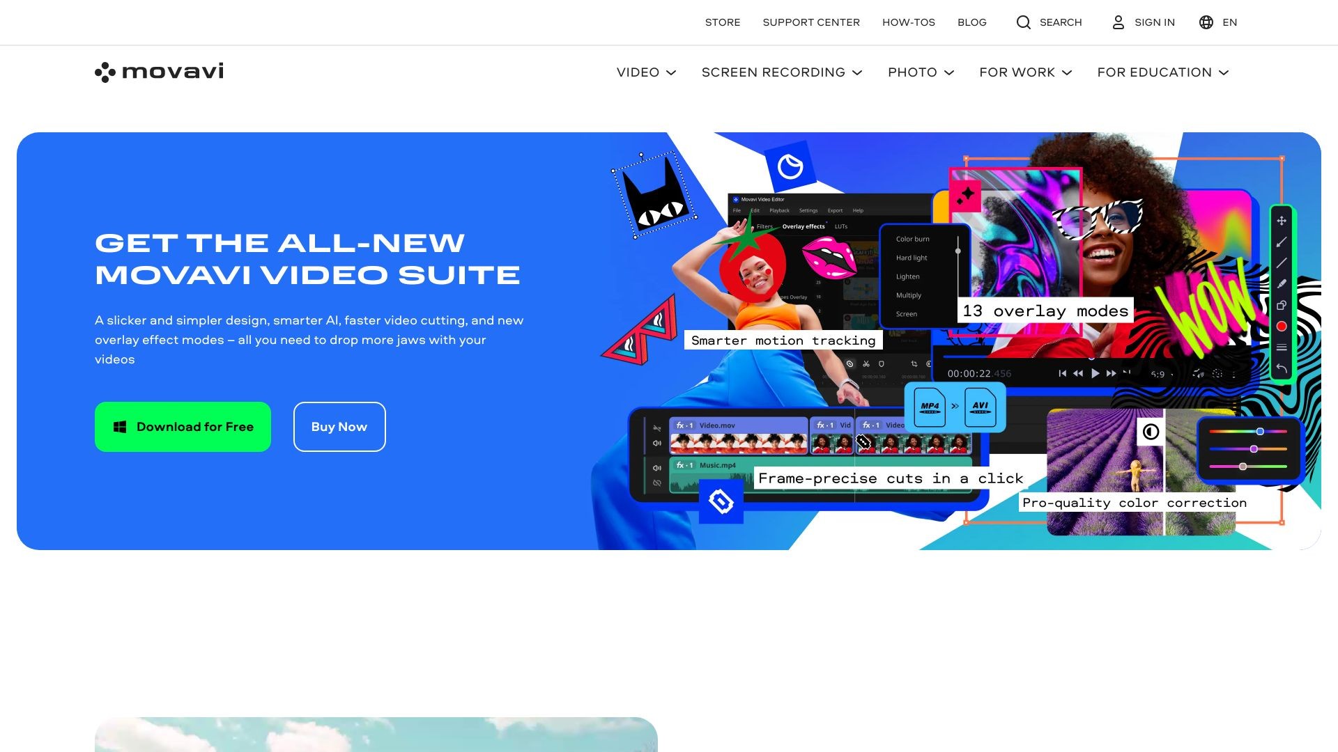 Movavi Video Editor 截图