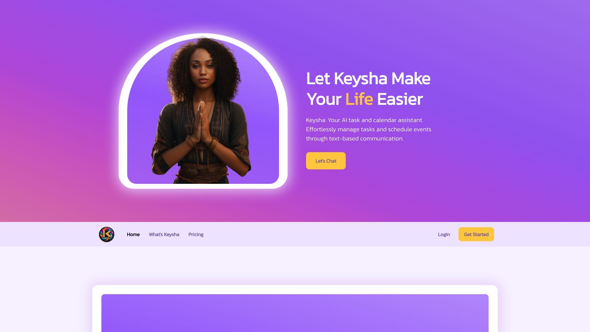 Keysha AI : Your own hyper assistant! 截图