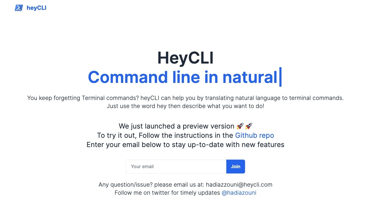 HeyCLI 截图