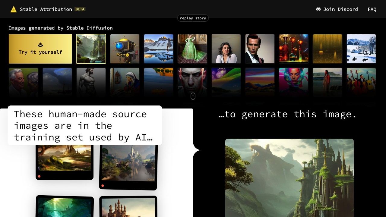 Stable Attribution 截图