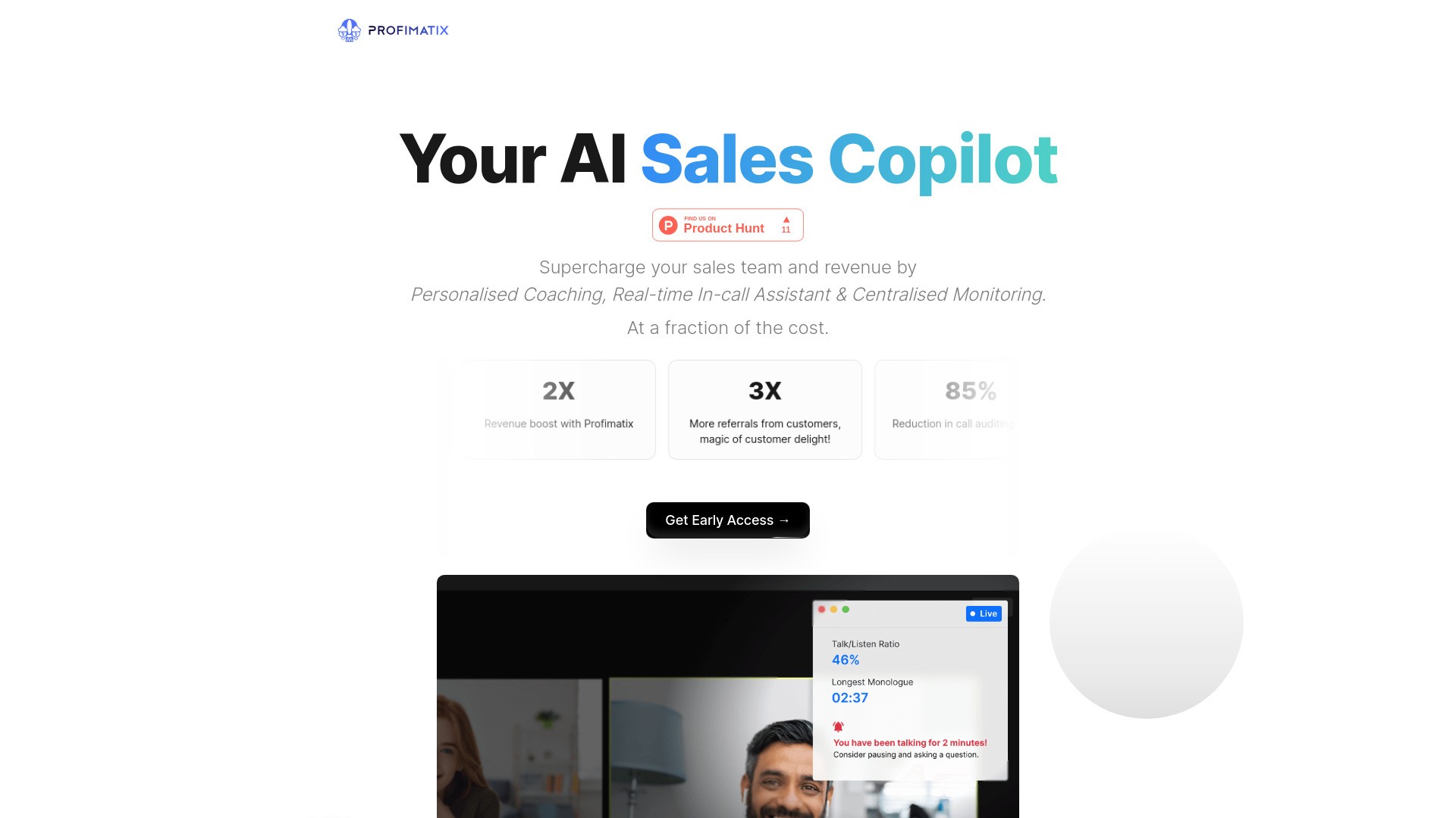 Profimatix - AI Sales Copilot 截图