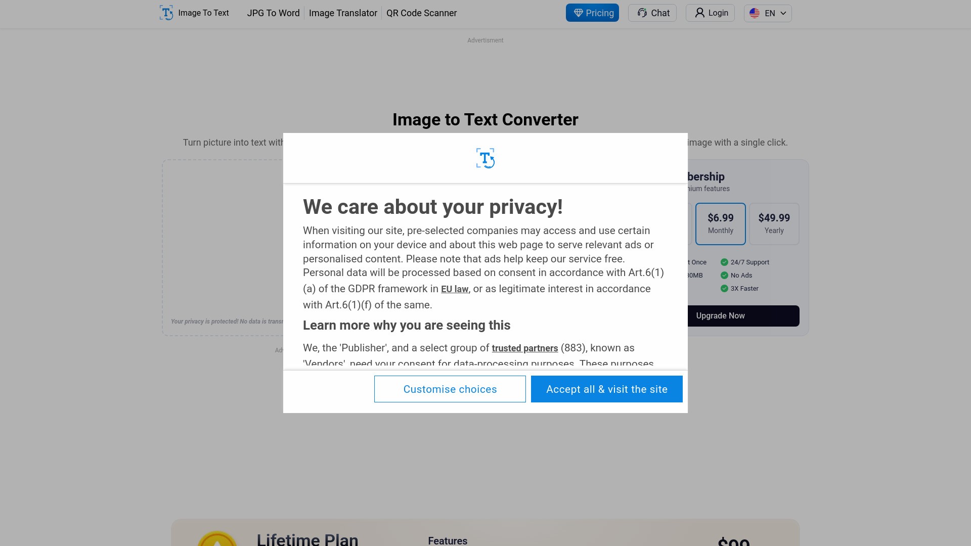 Image to Text Converter IO 截图
